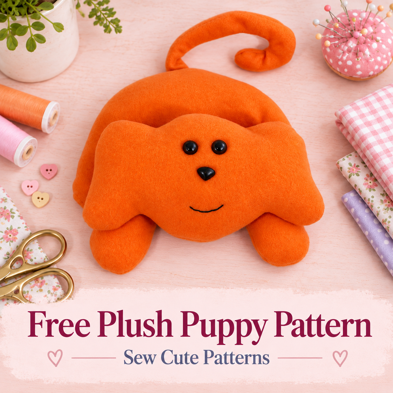 Free Plush Puppy Pattern