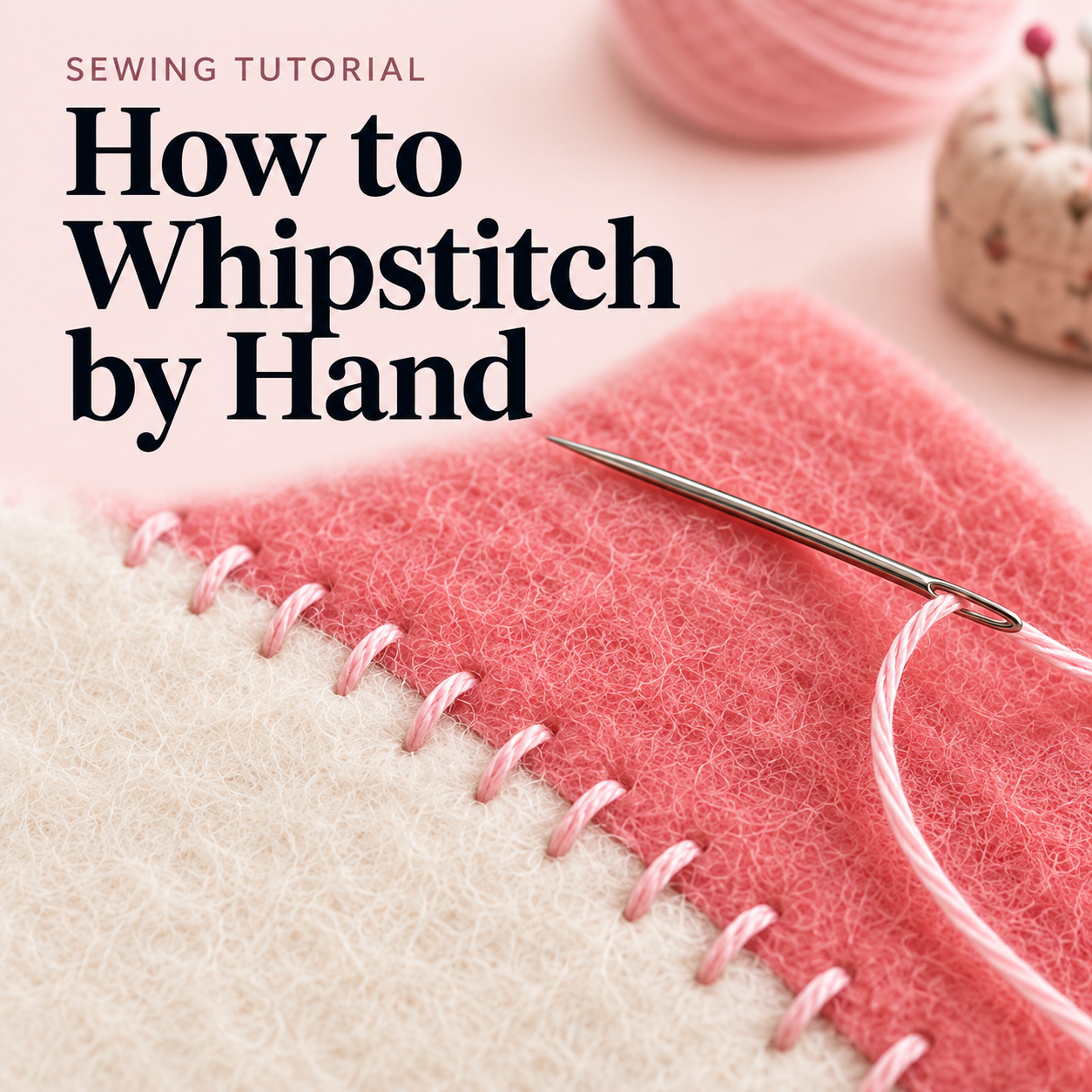 How to Whipstitch by Hand