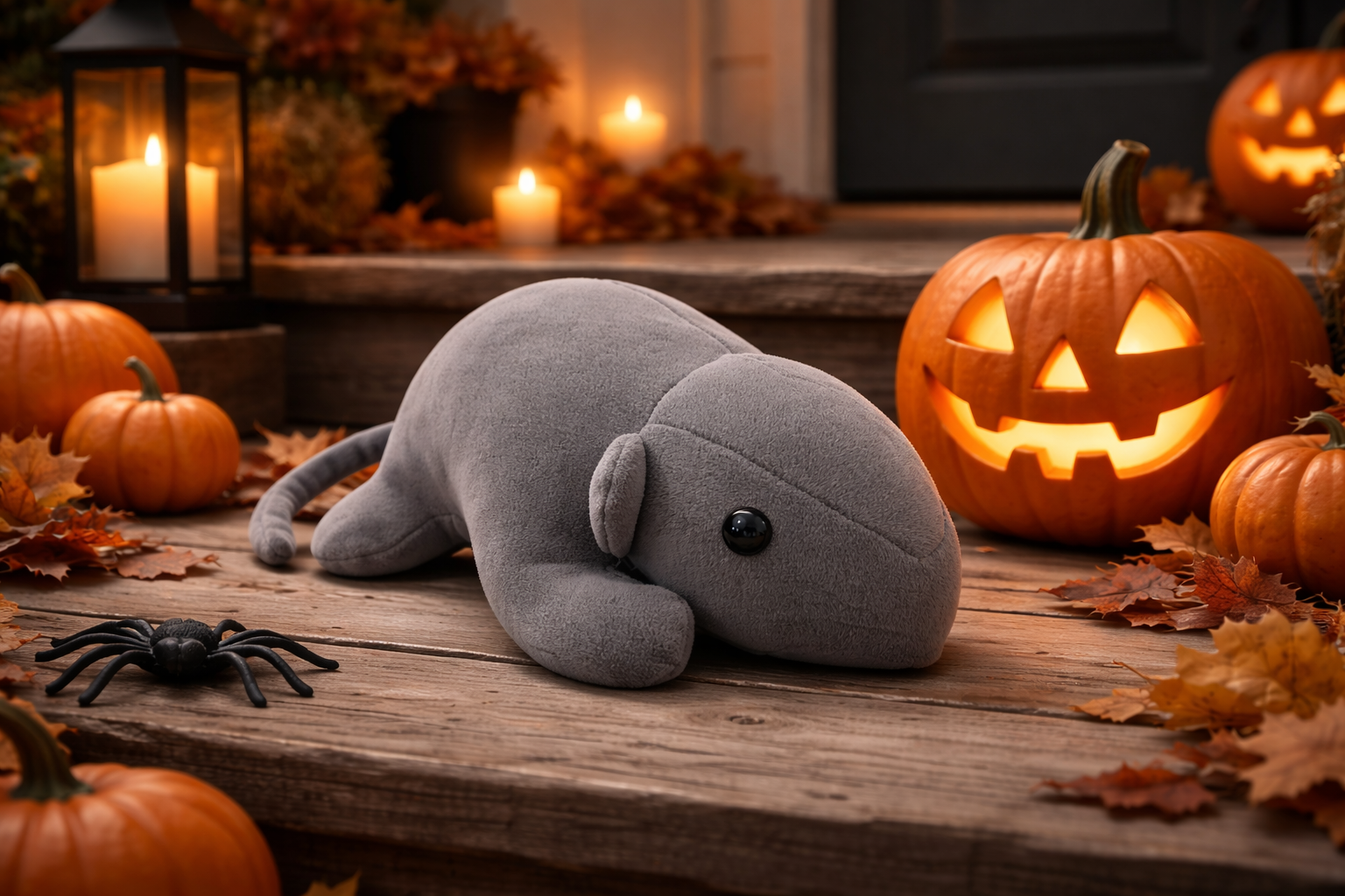 plush rat Halloween sewing pattern