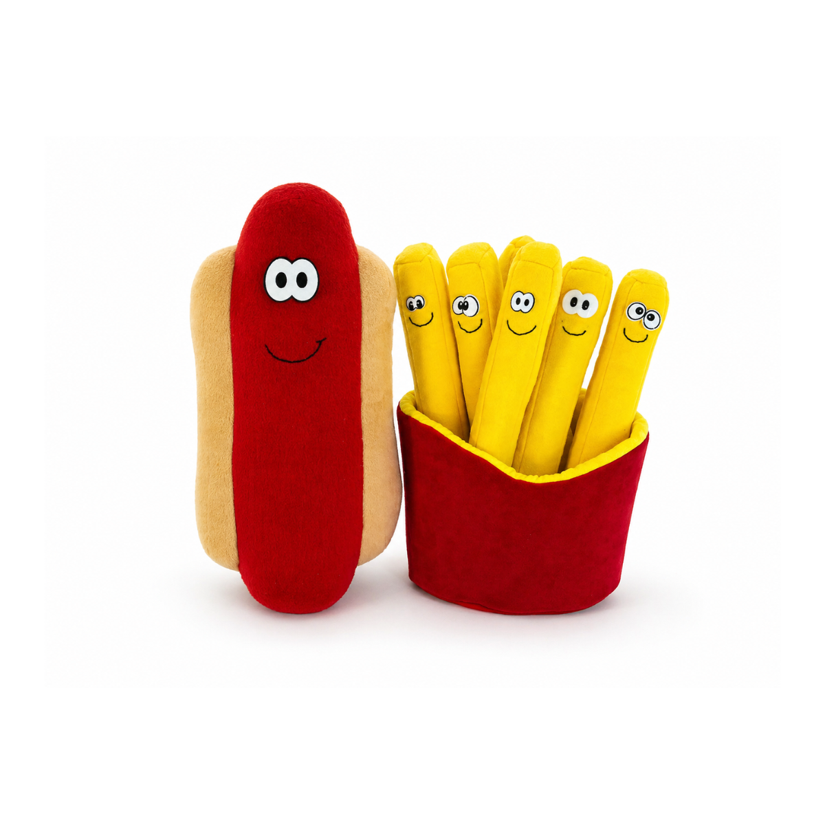 Hot Dog & Fries Plush Sewing Pattern Duo