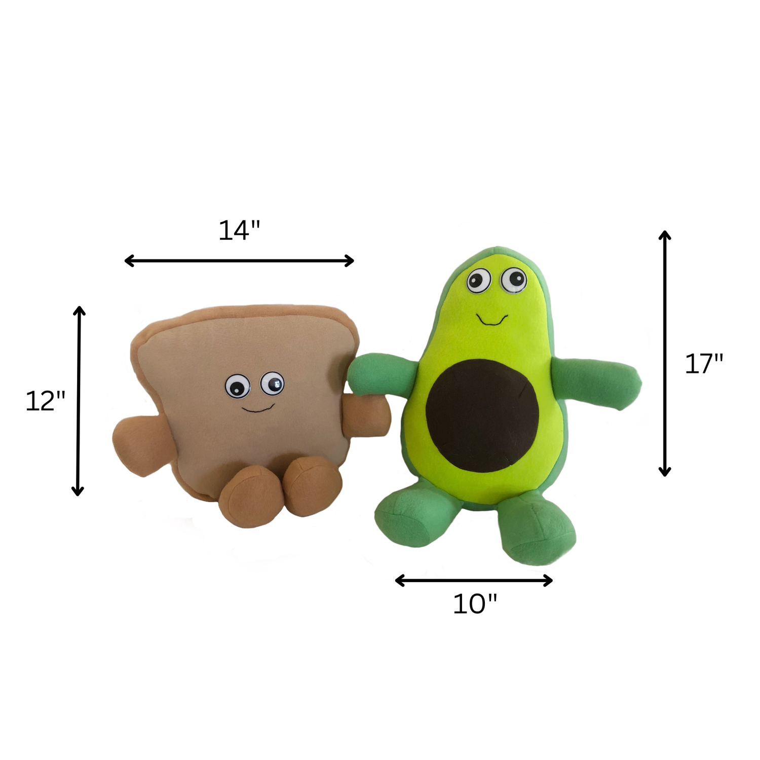 Plush avocado and toast sewing pattern — Sew Cute Patterns