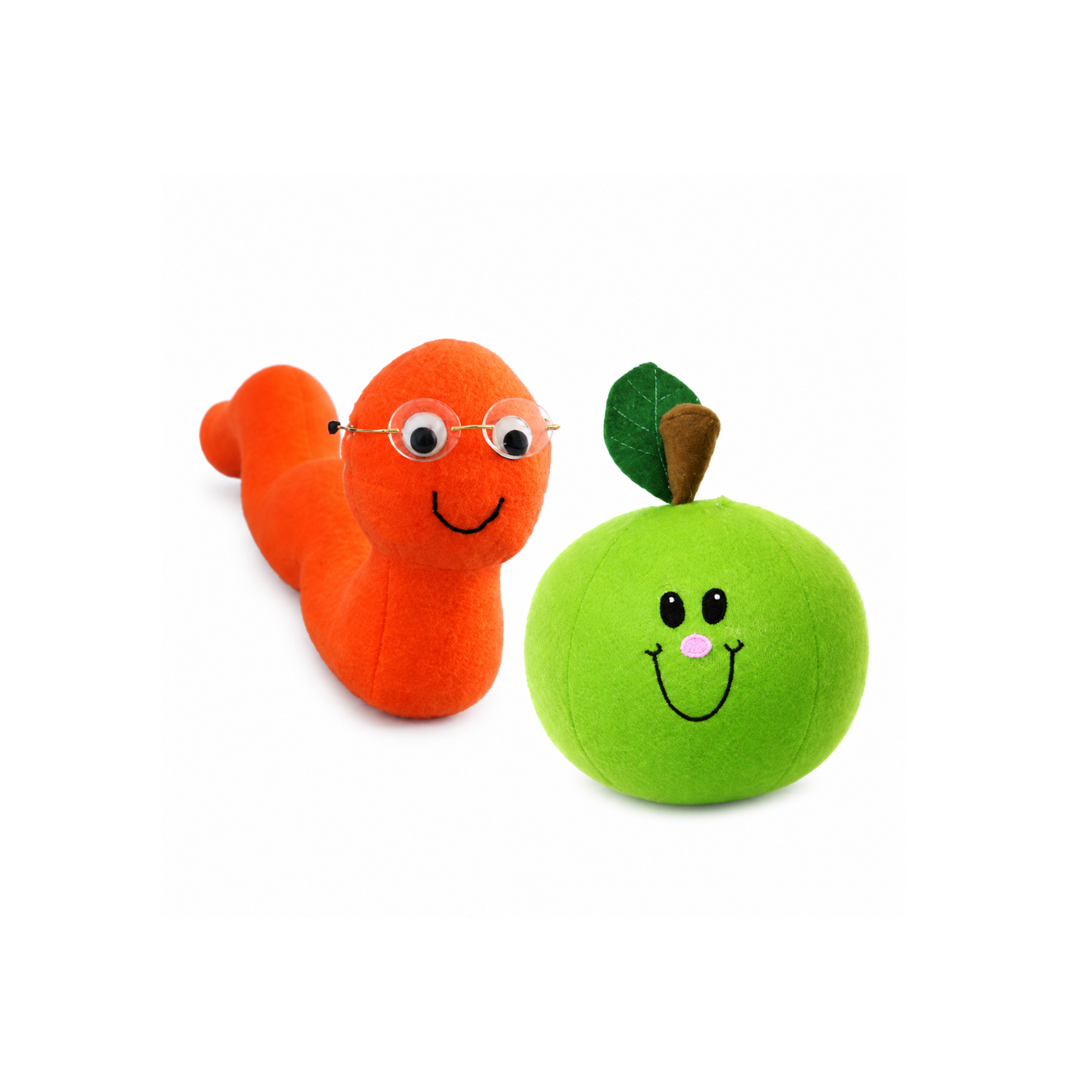 Bookworm & Apple Plush Sewing Pattern Bundle