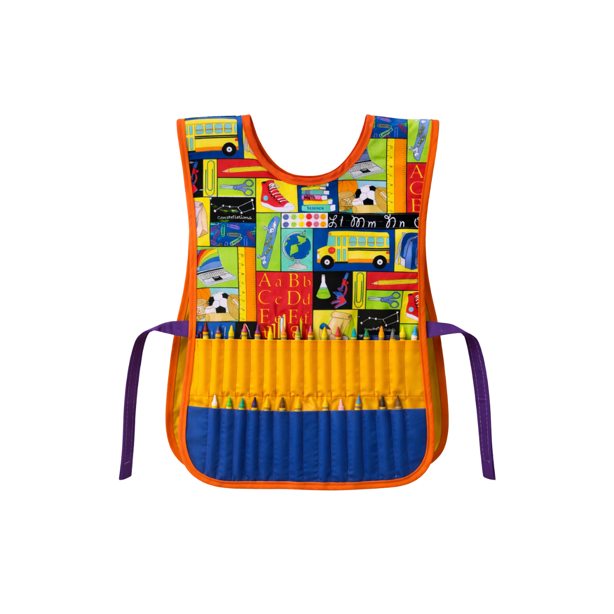 Preschool Crayon Apron Pattern