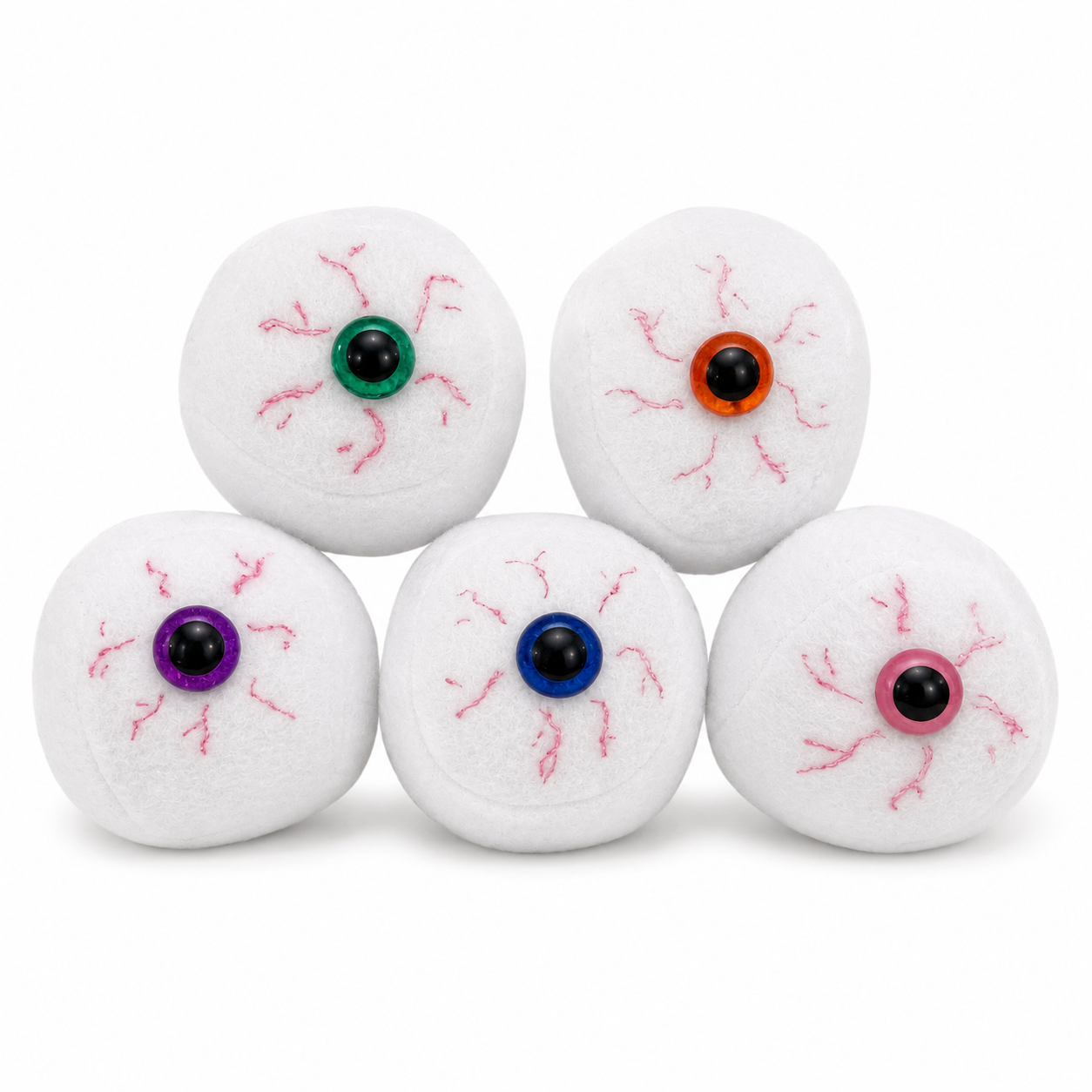 Plush Eyeballs Halloween Pattern