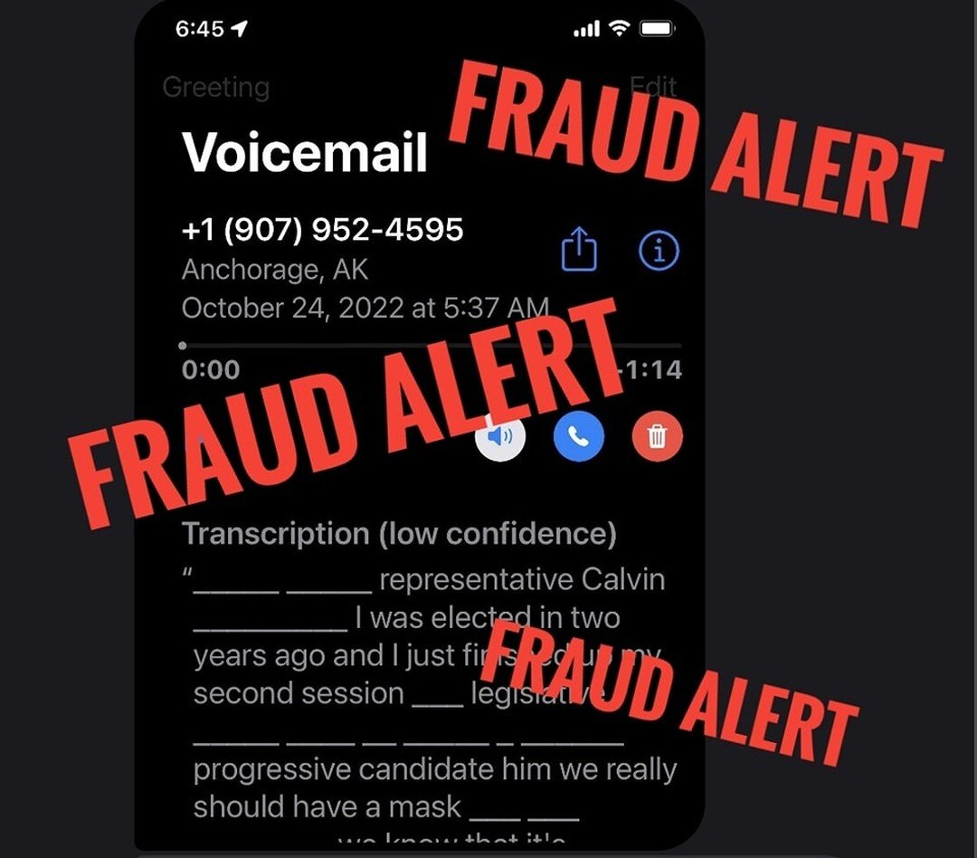 It's that time of year again and my opponent is playing dirty tricks pretending to be me. If you received a robocall this morning, please know that it was not from our campaign and that the message was nothing but dishonest.  If you'd like to find ou