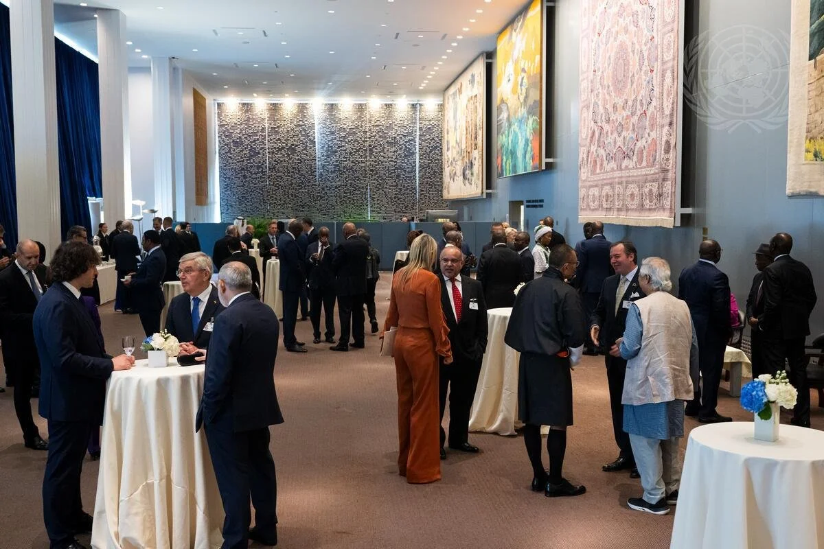 White tablecloth banquet