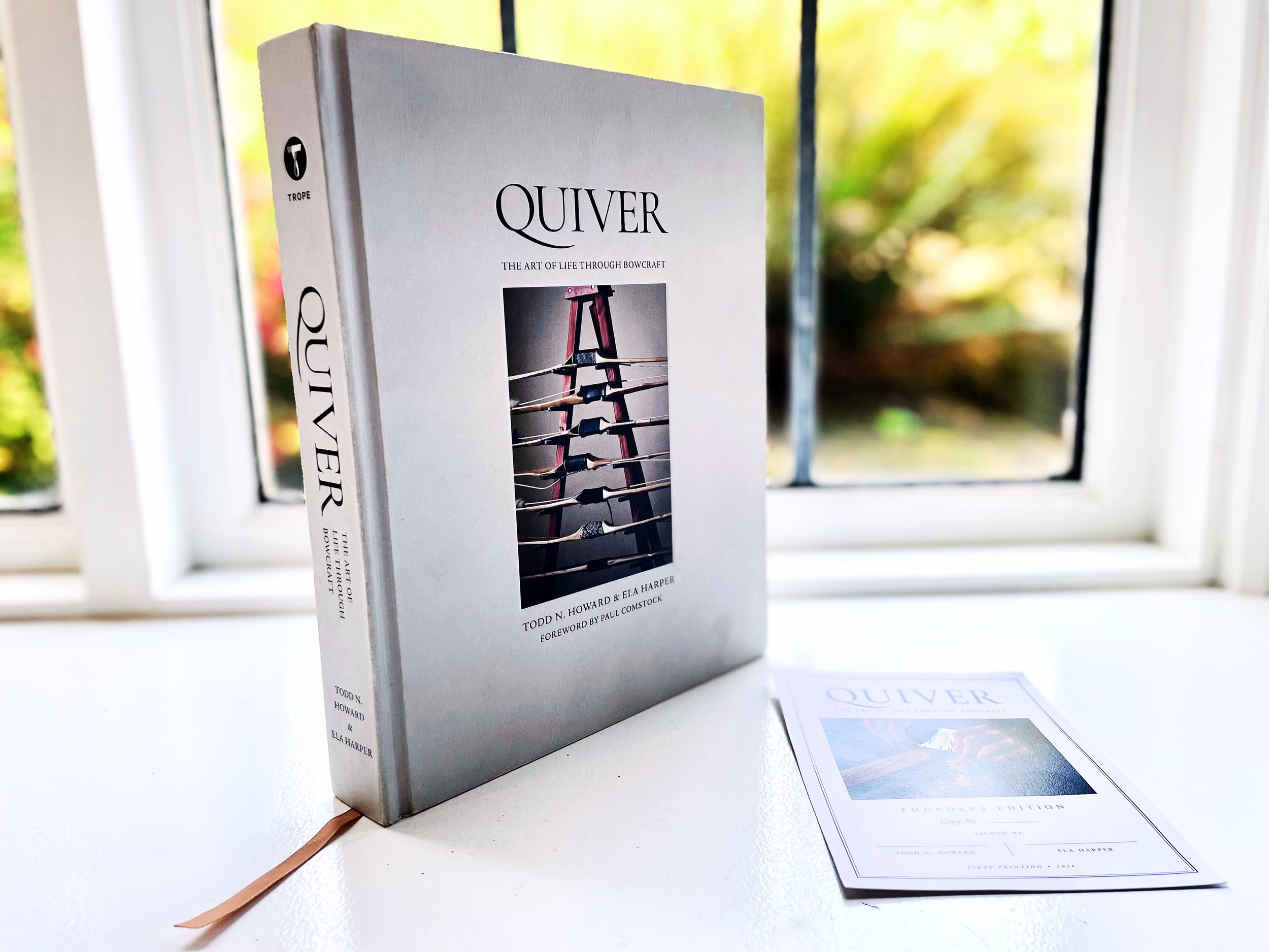 Quiver: The Art of Life Through Bowcraft, Book with Signed Bookplate