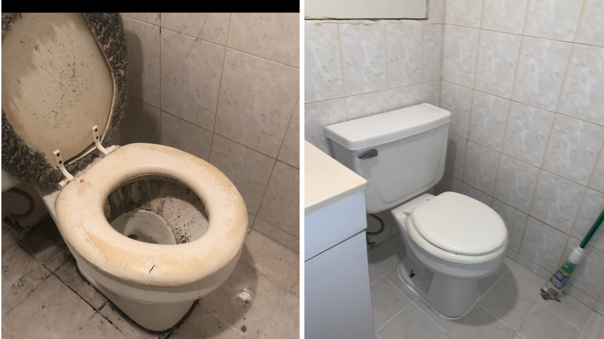 Toilet is given a new life!