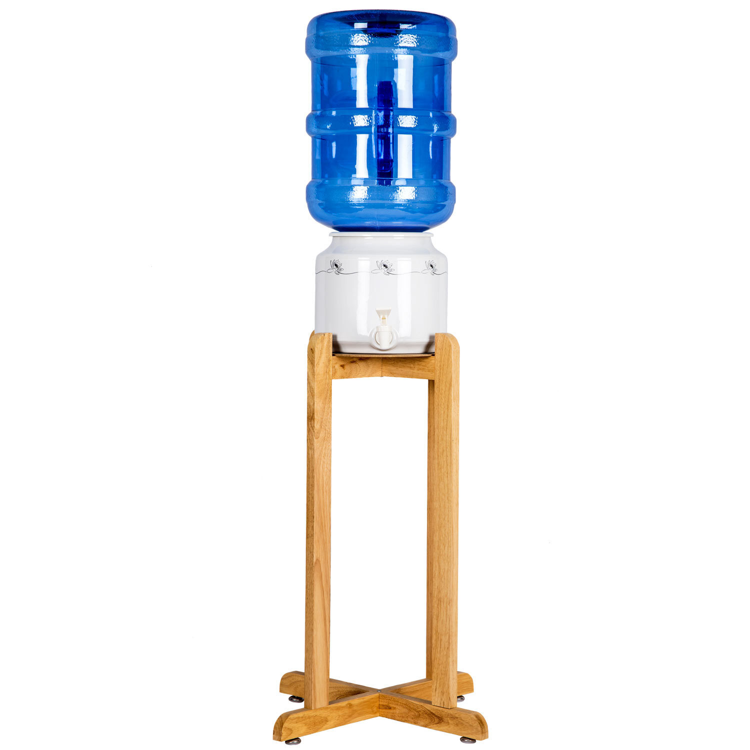 Ceramic Well - Timber Floor Stand