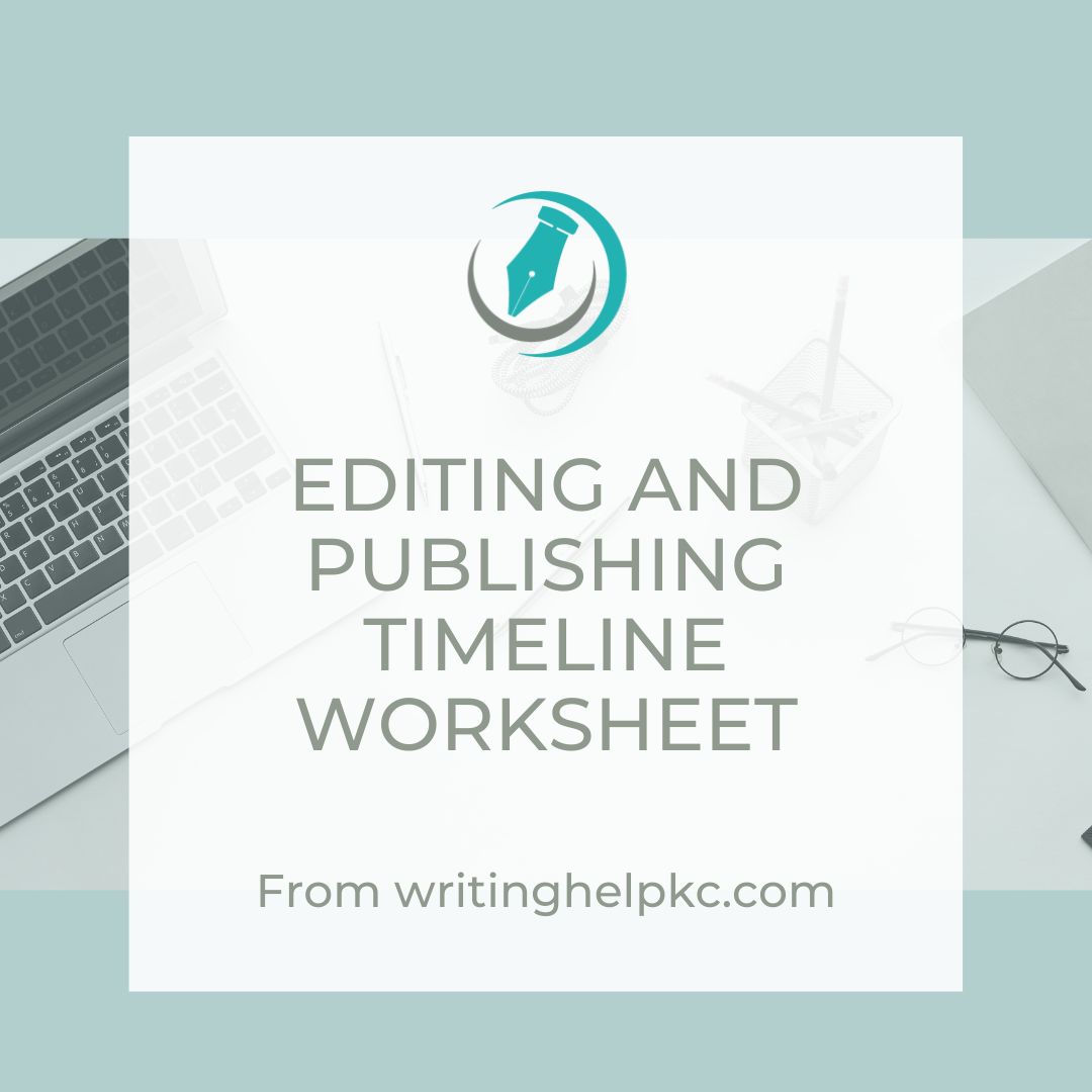 Editing and Publishing Timeline Worksheet