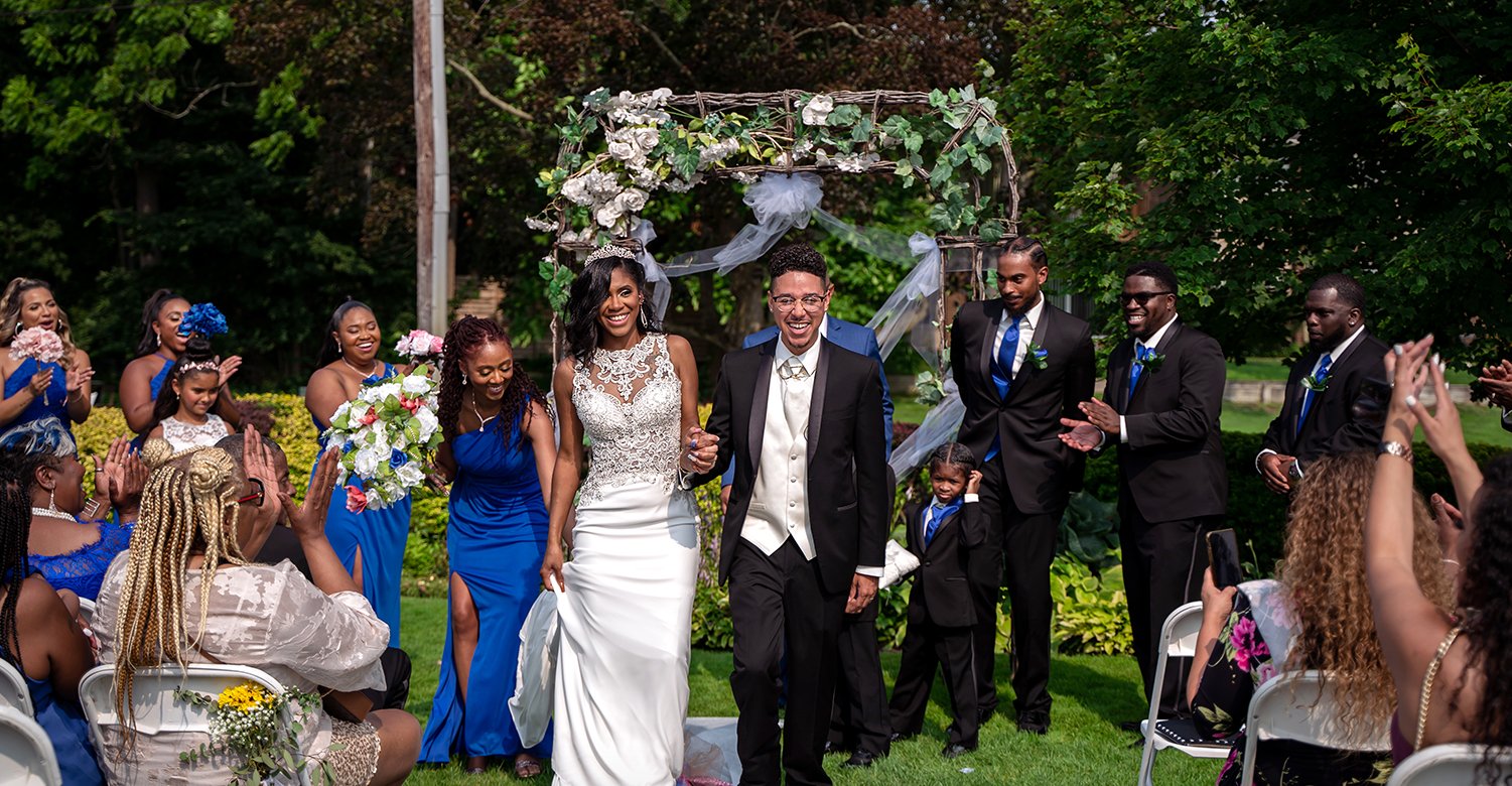 Michigan, Okemos African American wedding