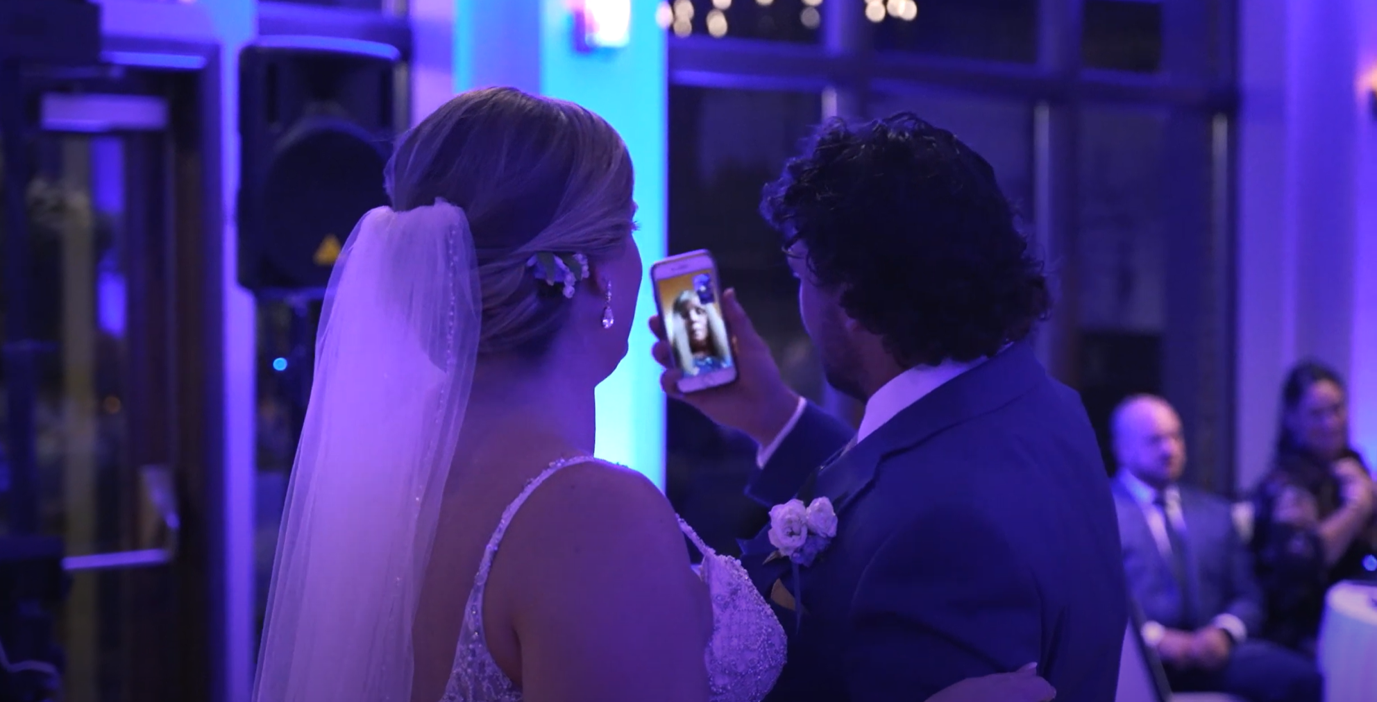 Wedding reception with skype during Covid-19