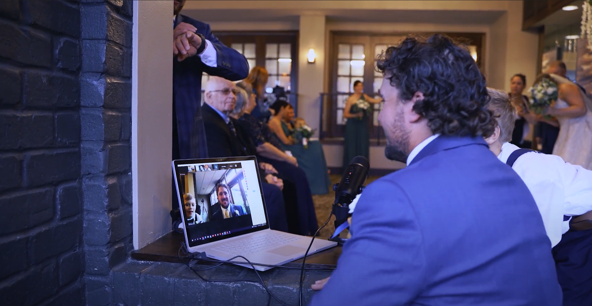 Wedding ceremony with skype during Covid-19