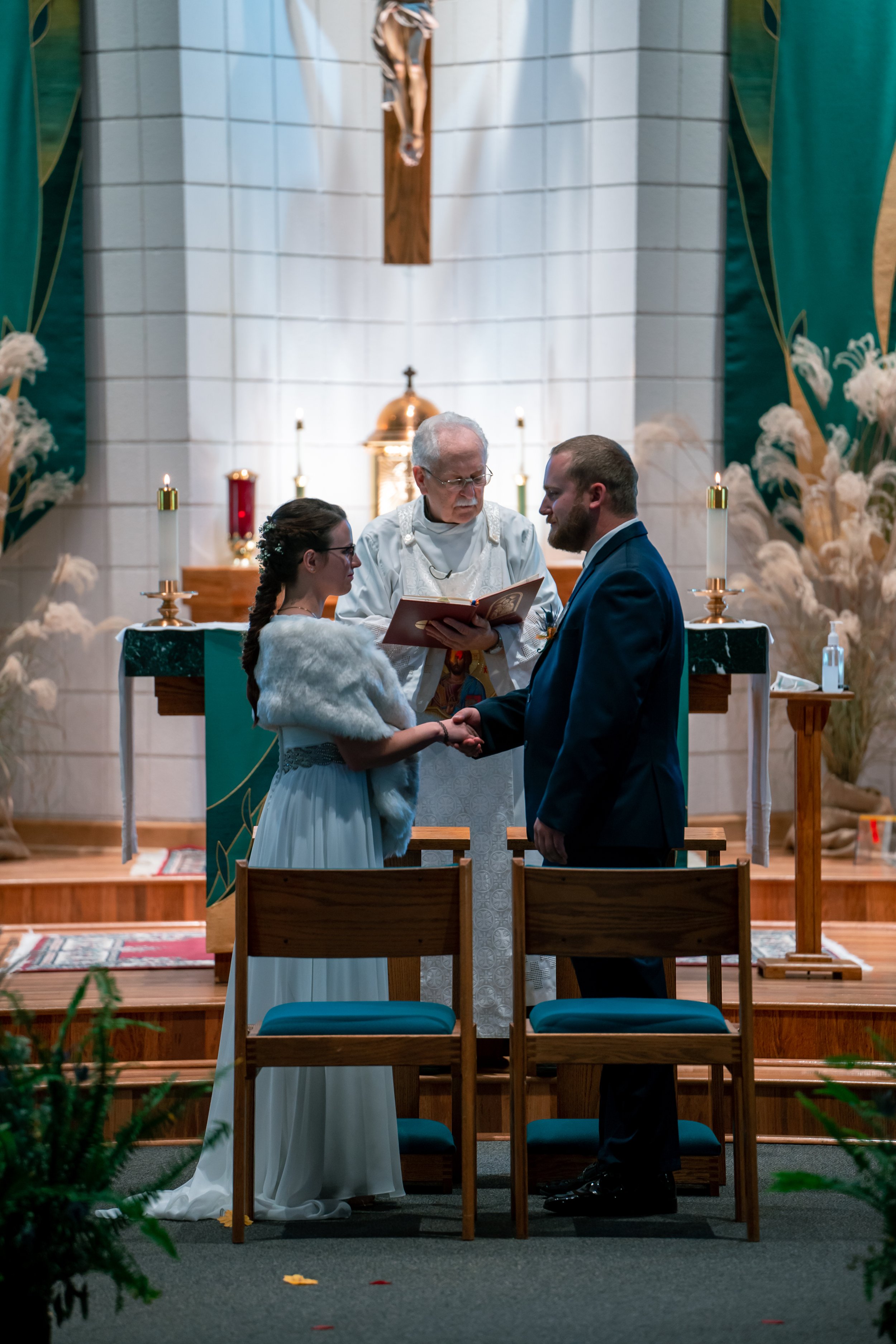 Wedding photography in Holy spirit Roman Catholic Church in Brighton (1).jpg
