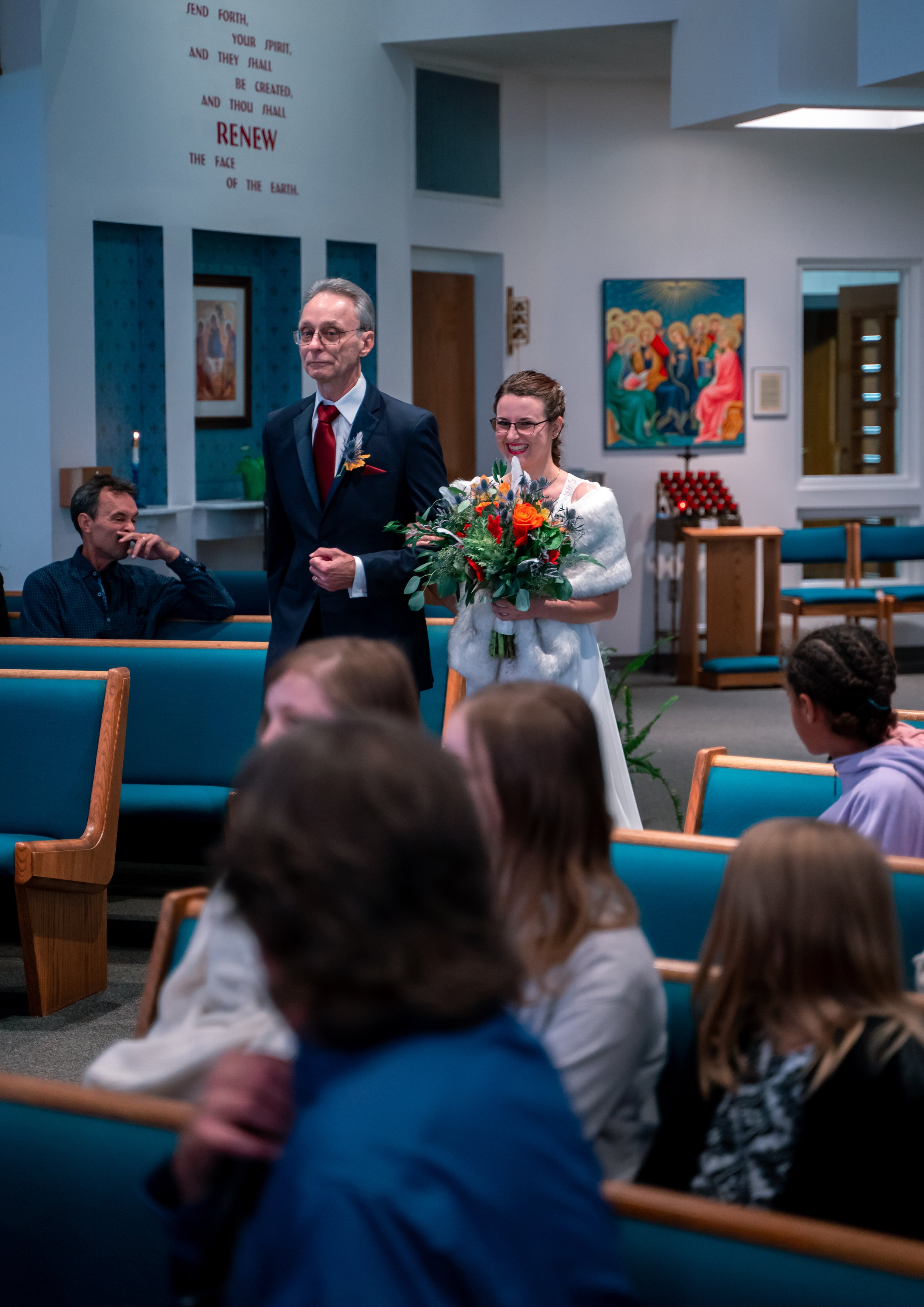 Professional Wedding photography in Holy spirit Roman Catholic Church in Brighton (11).jpg