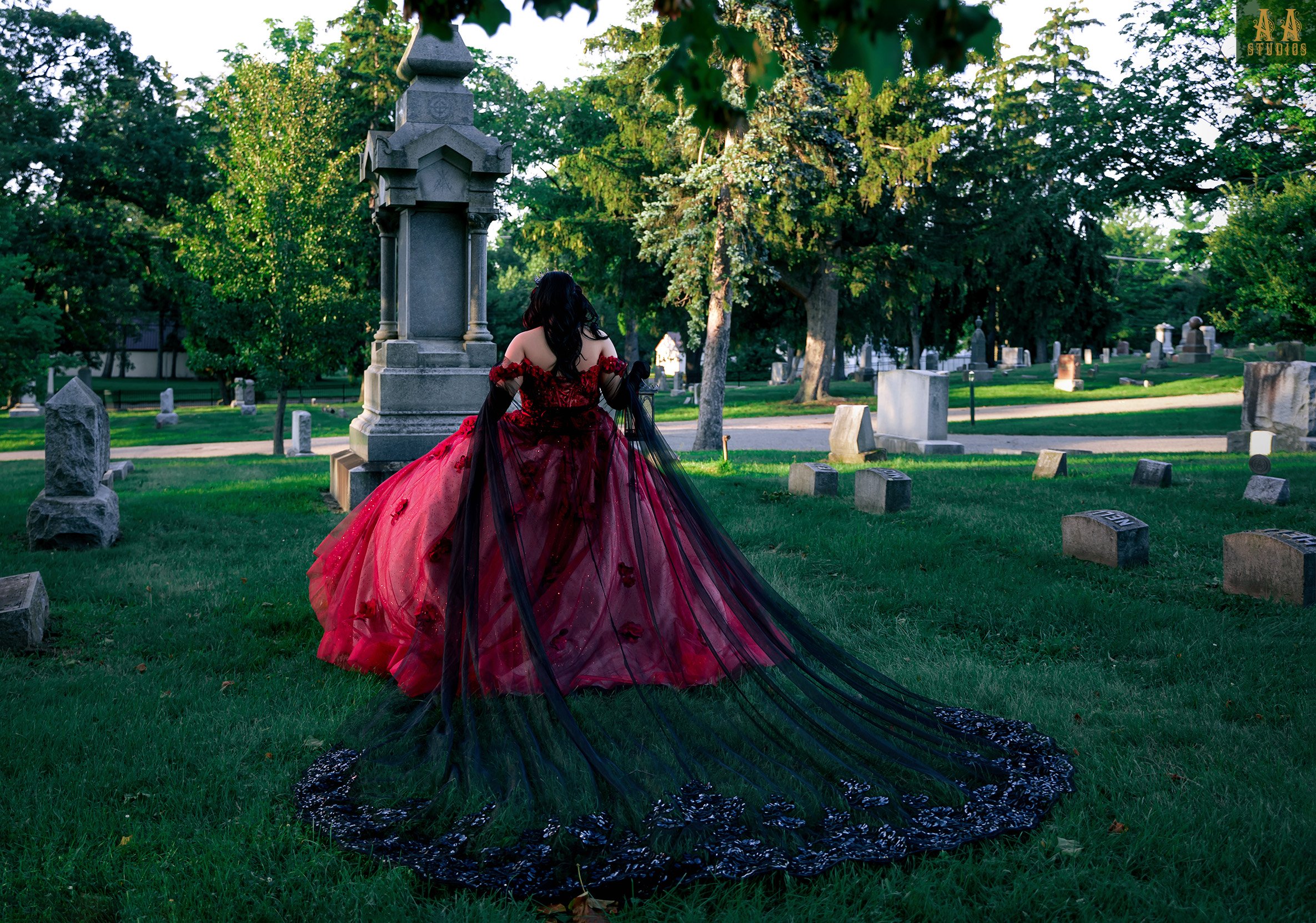 cemetery Quinceanera Photo session
