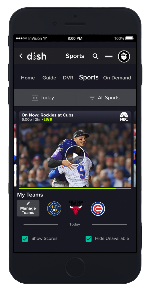 Dish Anywhere App Mobile