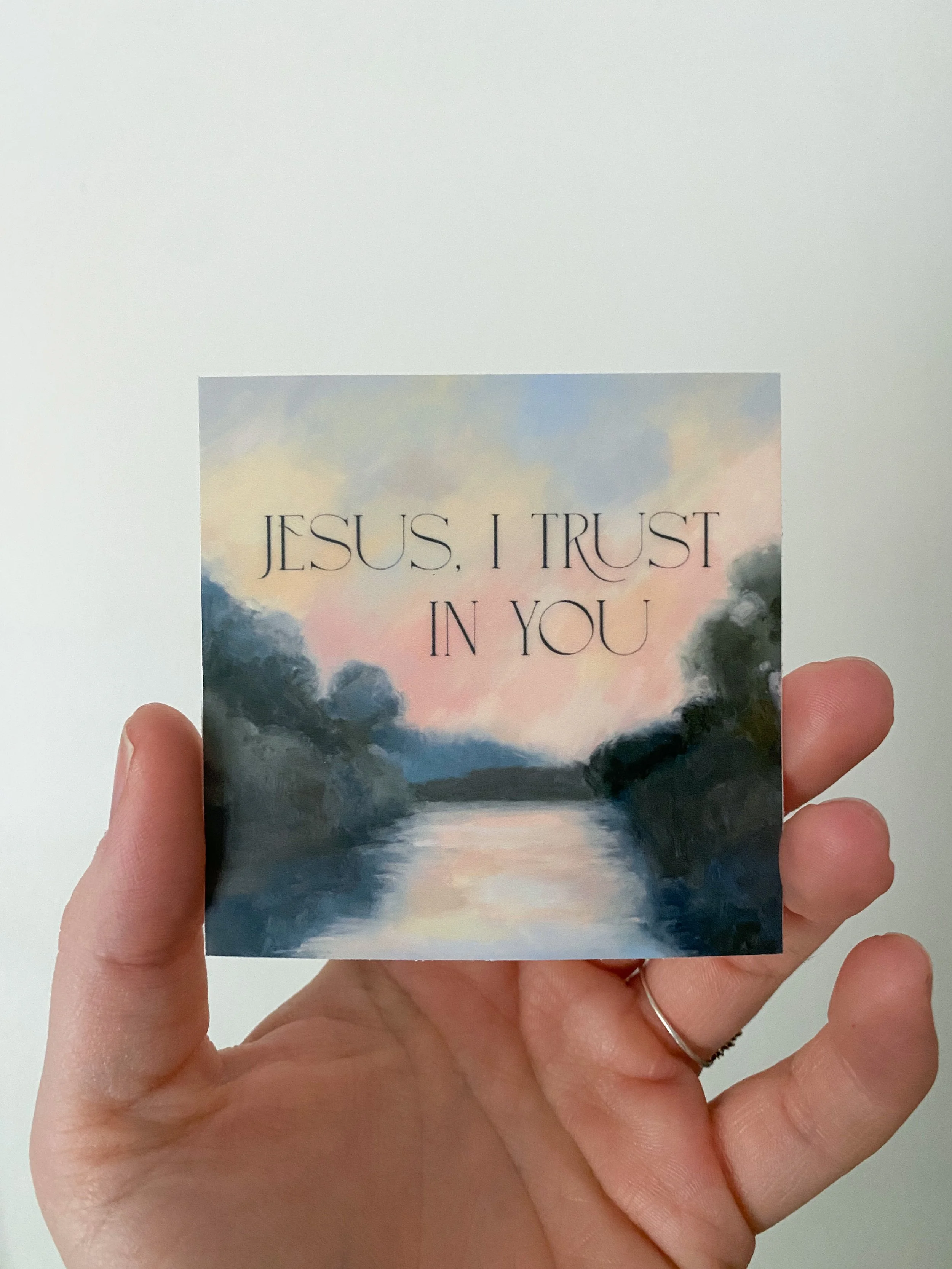 Divine Mercy Vinyl Sticker