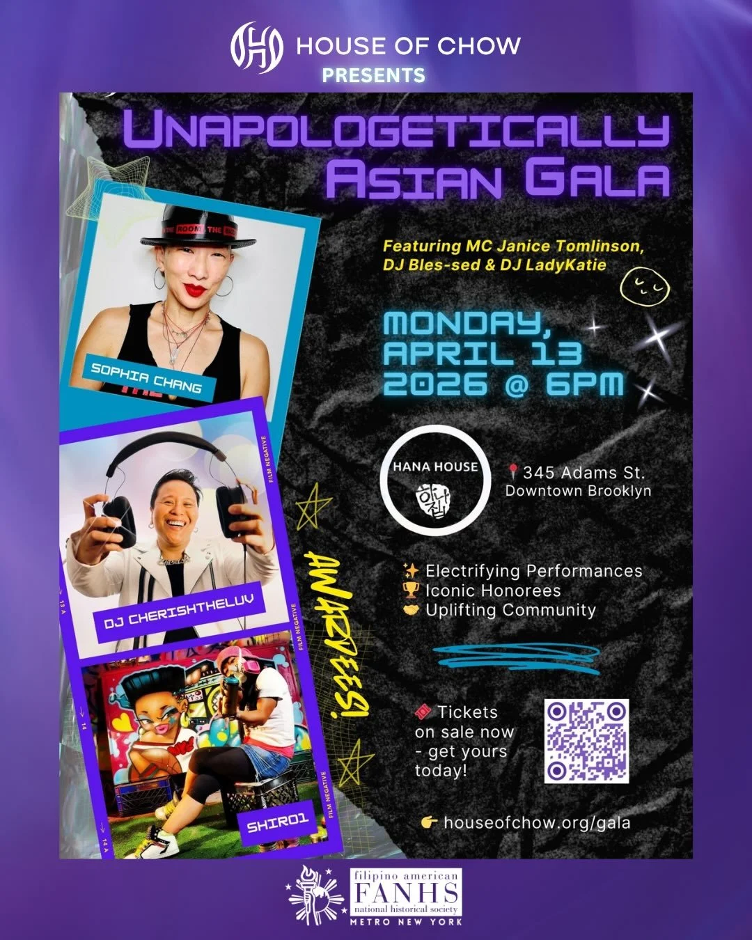 📣Get ready for an unforgettable evening celebrating 11 powerful years at the intersection of Asian heritage and Hip-Hop culture. We&rsquo;re thrilled to be a community partner for @house.of.chow&rsquo;s annual Unapologetically Asian Gala!&nbsp;

📅 