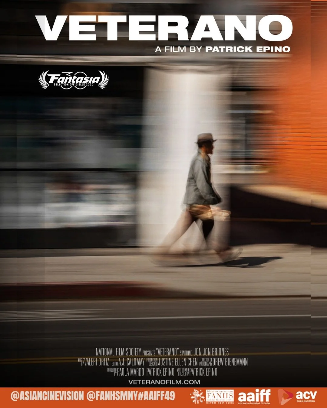VETERANO - AAIFF49 x FANHSMNY

🎟️ Catch VETERANO in "Shorts: Risk It All" 📅 Sunday, August 9, 2026 | ⏰ 2:15 PM 📍 Village East by Angelika 181&ndash;189 2nd Ave, New York, NY 10003

✨ VETERANO is a gripping neo-noir crime thriller from fi