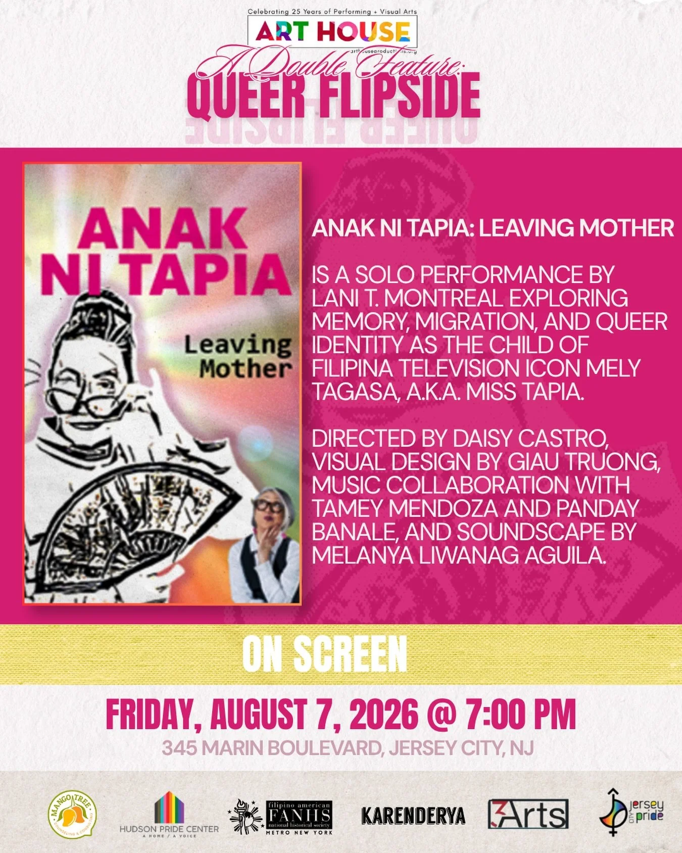 ON SCREEN // ANAK NI TAPIA: Leaving Mother

"Anak ni Tapia" translates to "child of Tapia," a reference to Miss Tapia, the beloved character Lani T. Montreal's mother, the late Mely Tagasa, played on Philippine television for 15 y