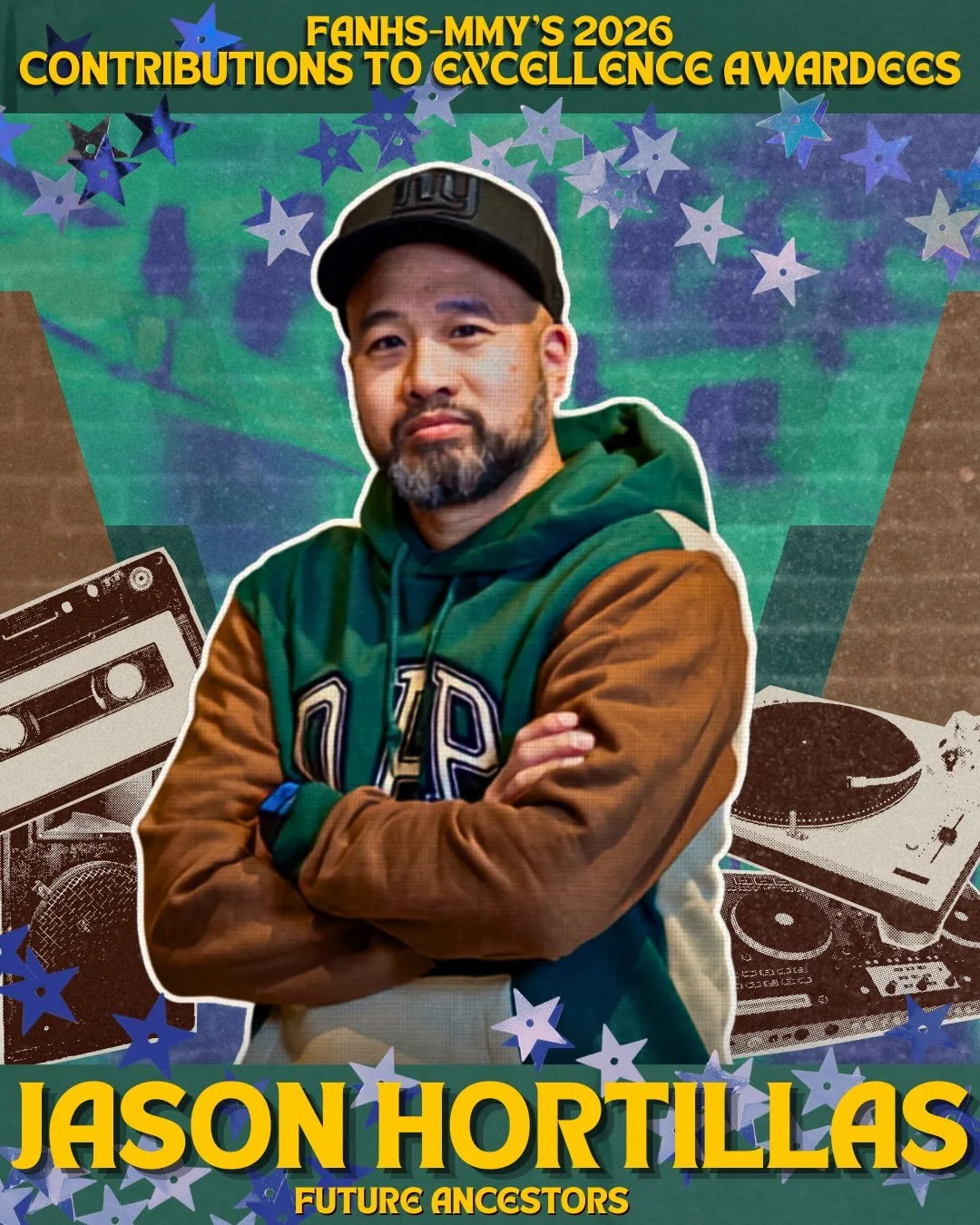 Congratulations to Jason "Encite" Hortillas of @futureancestors.tv, FANHS-MNY's 2026 Contributions to Excellence Awardee! 🏆✨

@jasonencite is a writer, event producer, and host who has advocated for Filipino American voices for over twenty