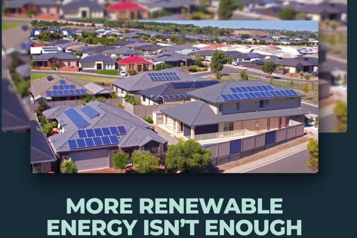 More renewable energy isn’t enough: by rory tuke