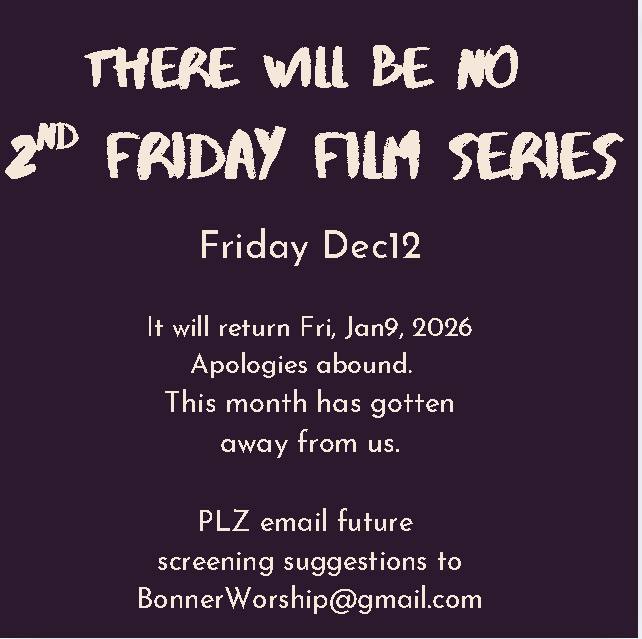 Second Friday Film Series: Returns in January