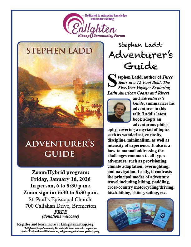 Enl!ghten Kitsap Community Forum: Friday, January 16, 6:30 to 8:30 pm