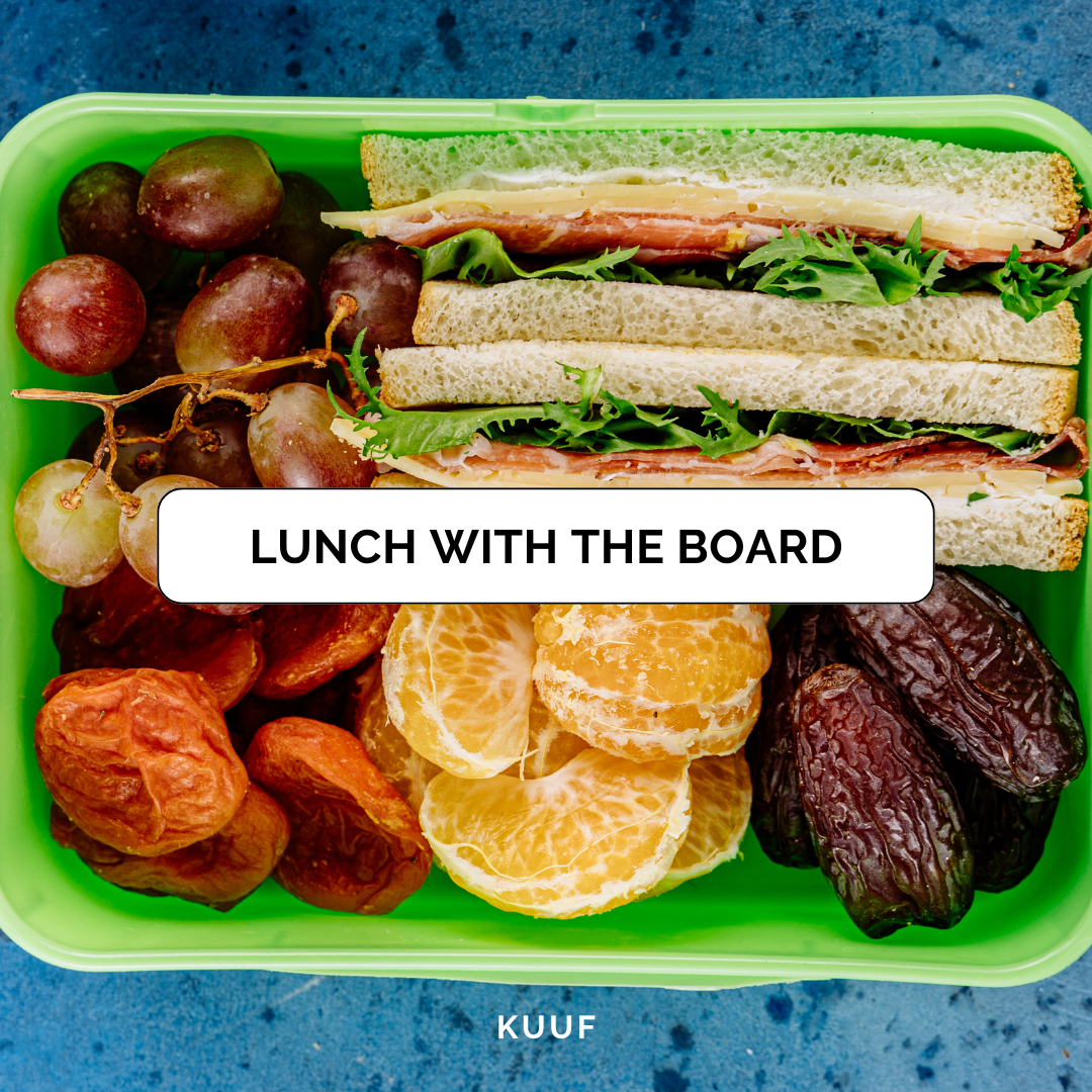 Lunch with the Board: Sunday, July 5 at 11:45 am