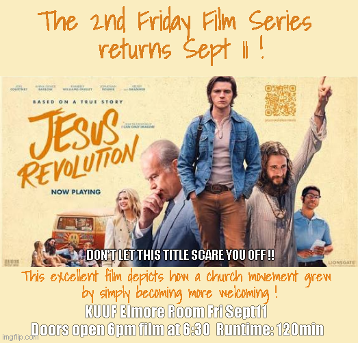 2nd Friday Film Series: Elmore Room 6pm