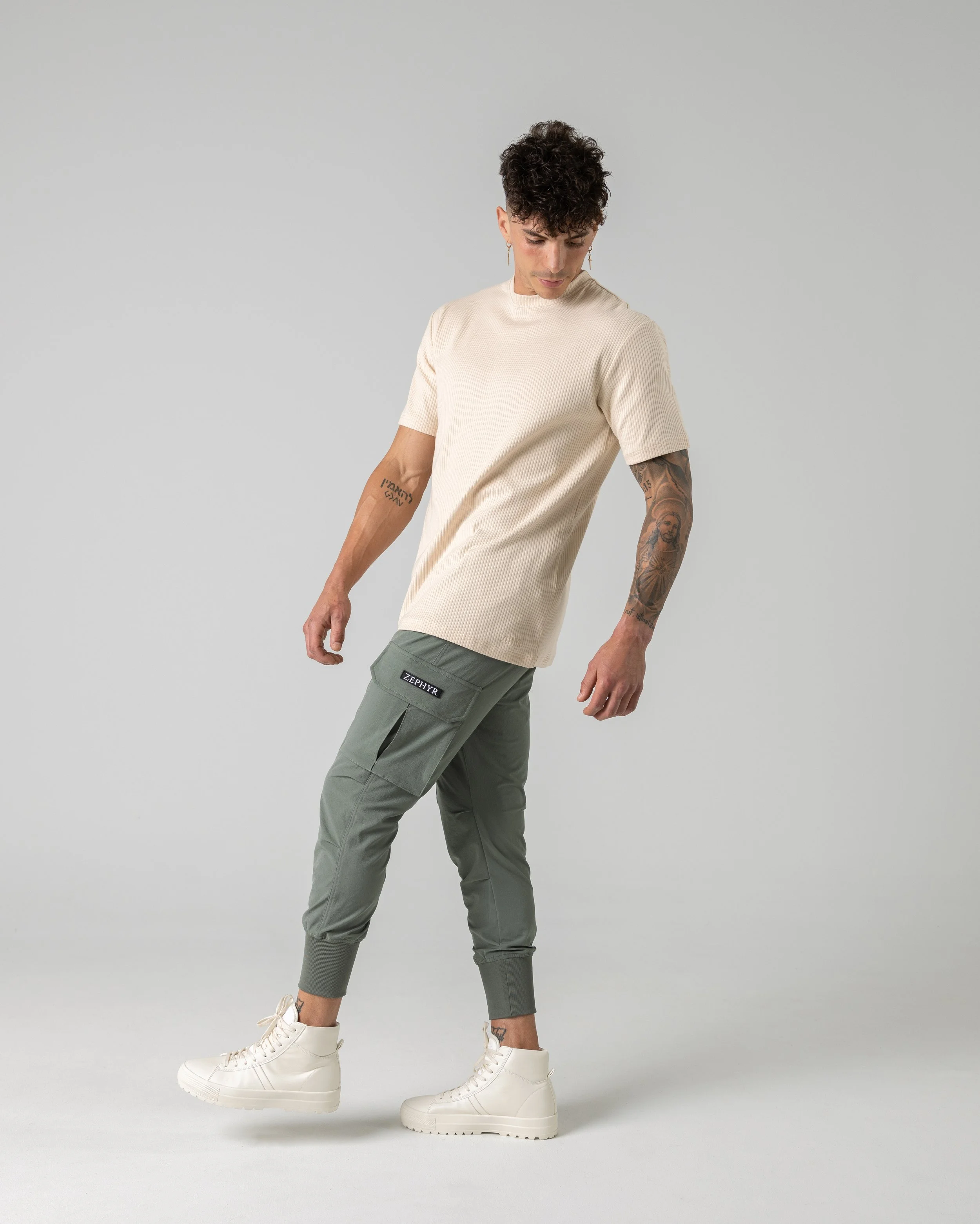 Sage Stretch Tech Cargo Pants — zephyr 