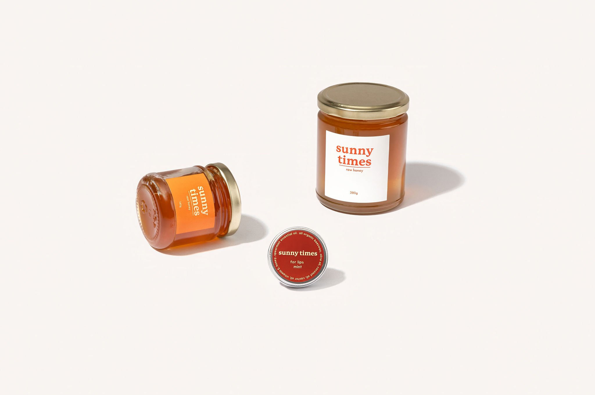 Sunny Times honey and lip balm gift pack - Certified Organic- buy natural honey online