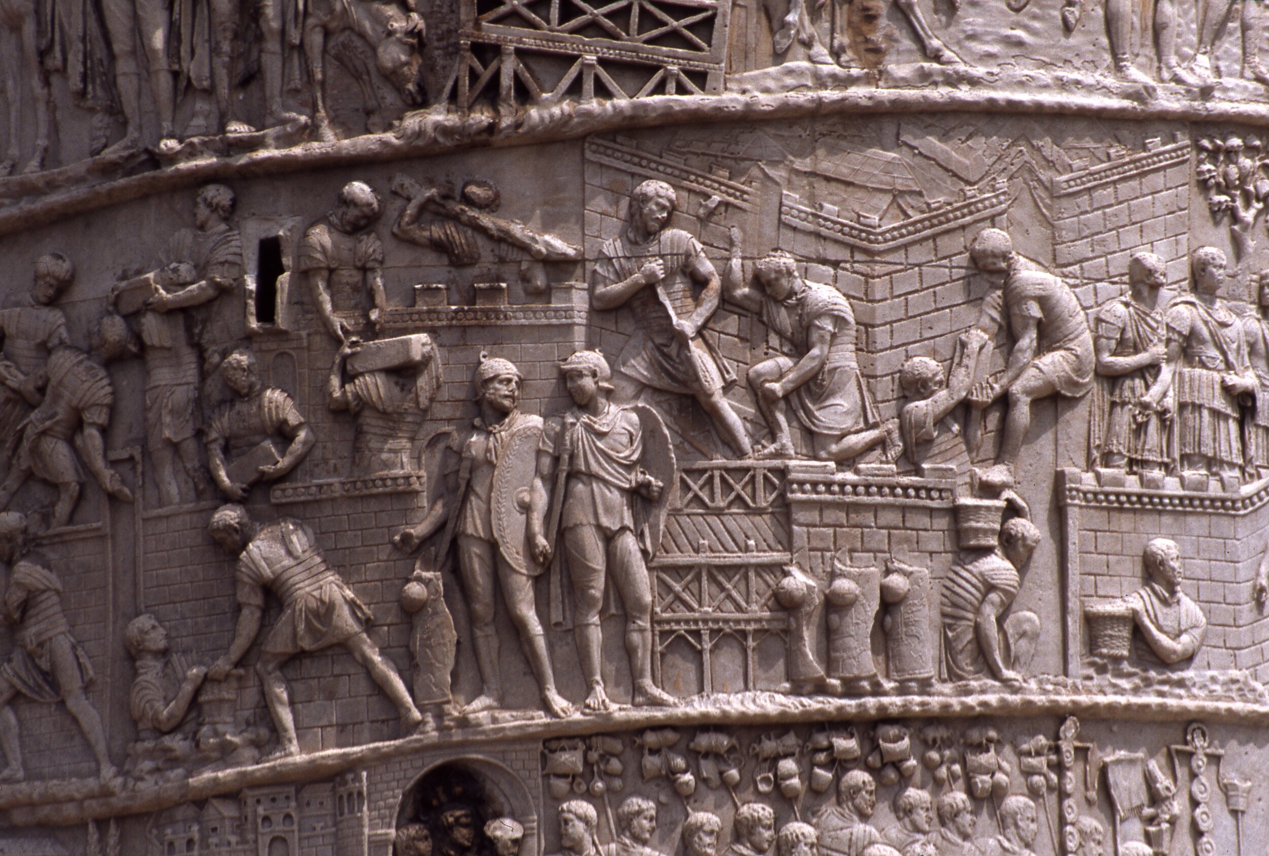 Trajan’s Column in Rome, Italy