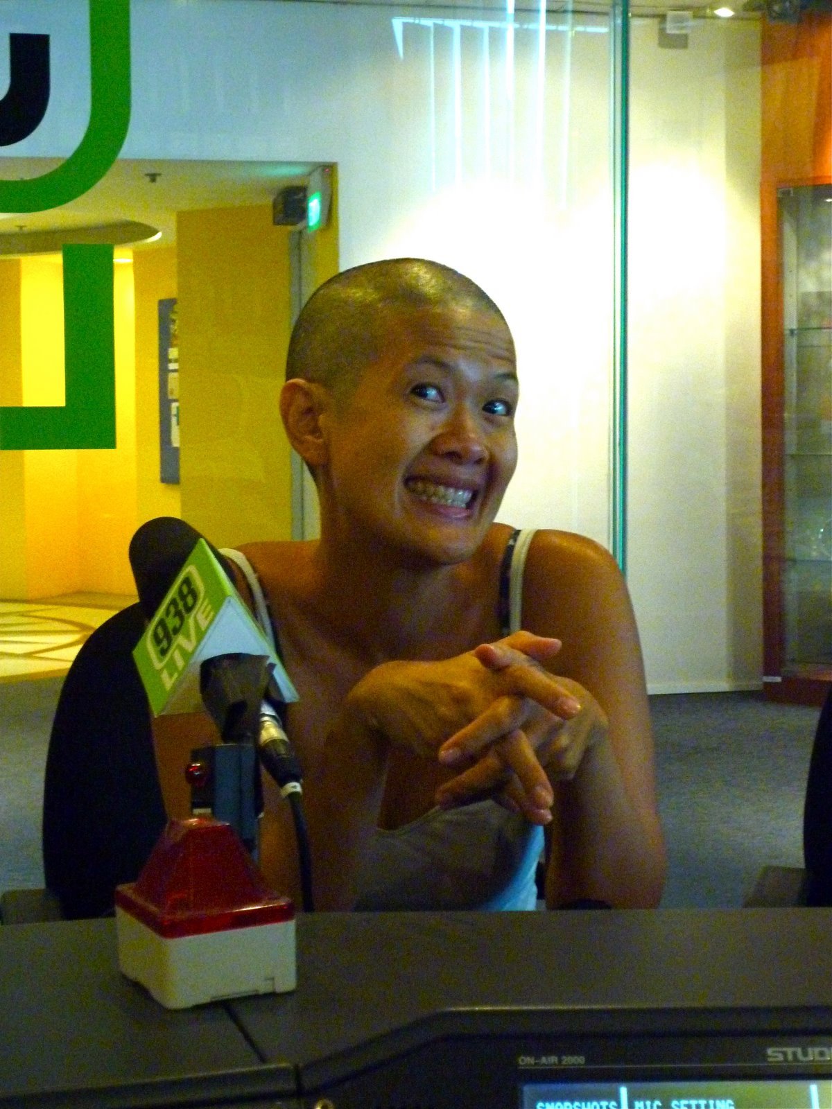  I learned about giving from my Mum, and to give without obligation. I learned from her to give a little something to people who come and do work in the house, or who help me with a task without being asked to. in 2008, I shaved my head for Hair for 