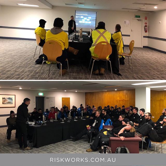 Riskworks Recent Thredbo training with the Lift operators and Environment team 👩🏼&zwj;💻✏️