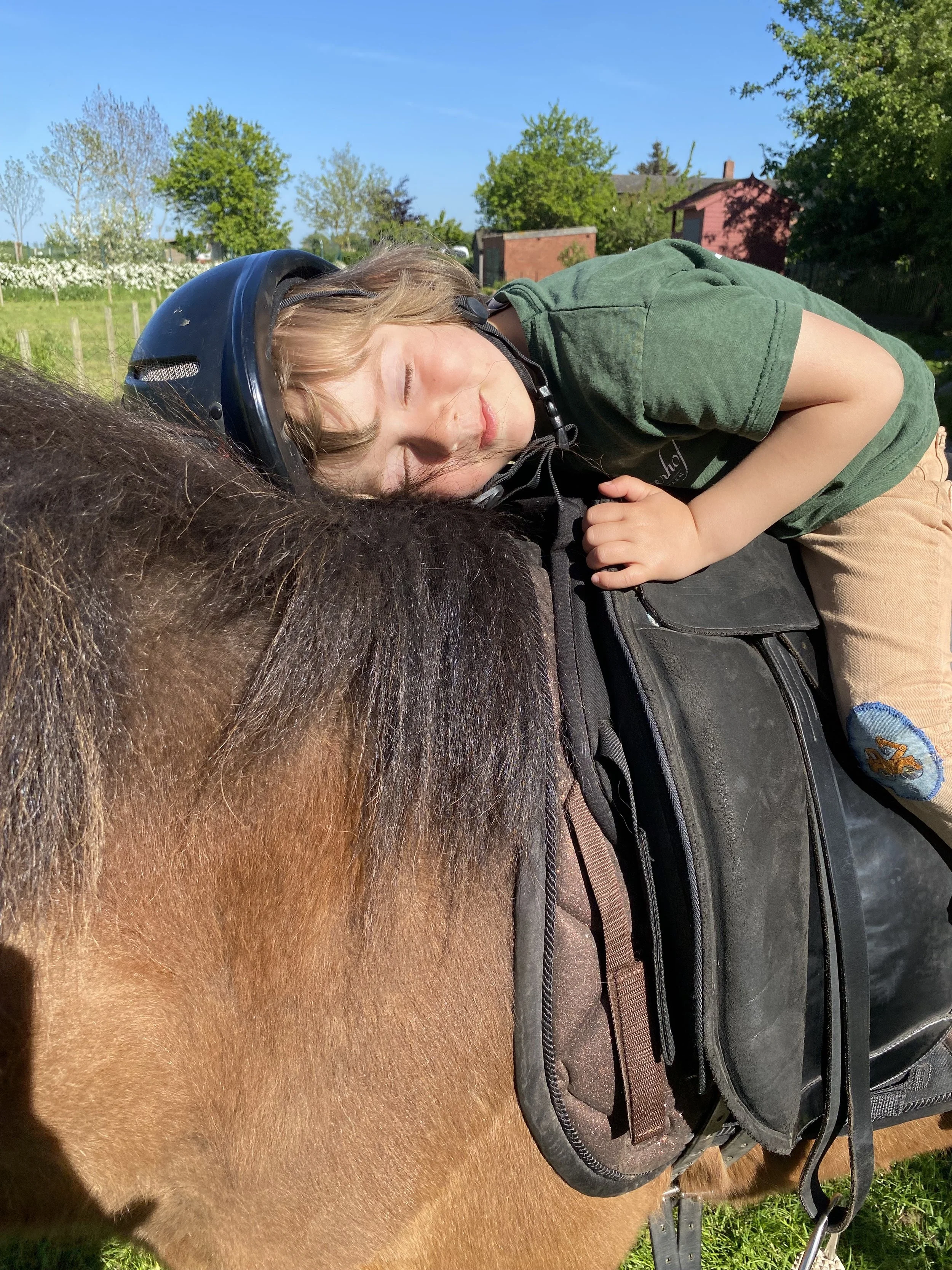 Pony Reiten mit Maya 