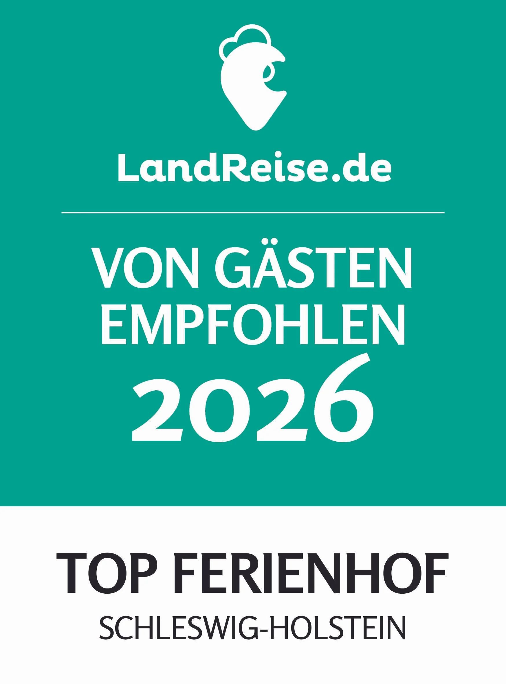 Von Gästen empfohlen 2026 – Top-Ferienhof Schleswig-Holstein 