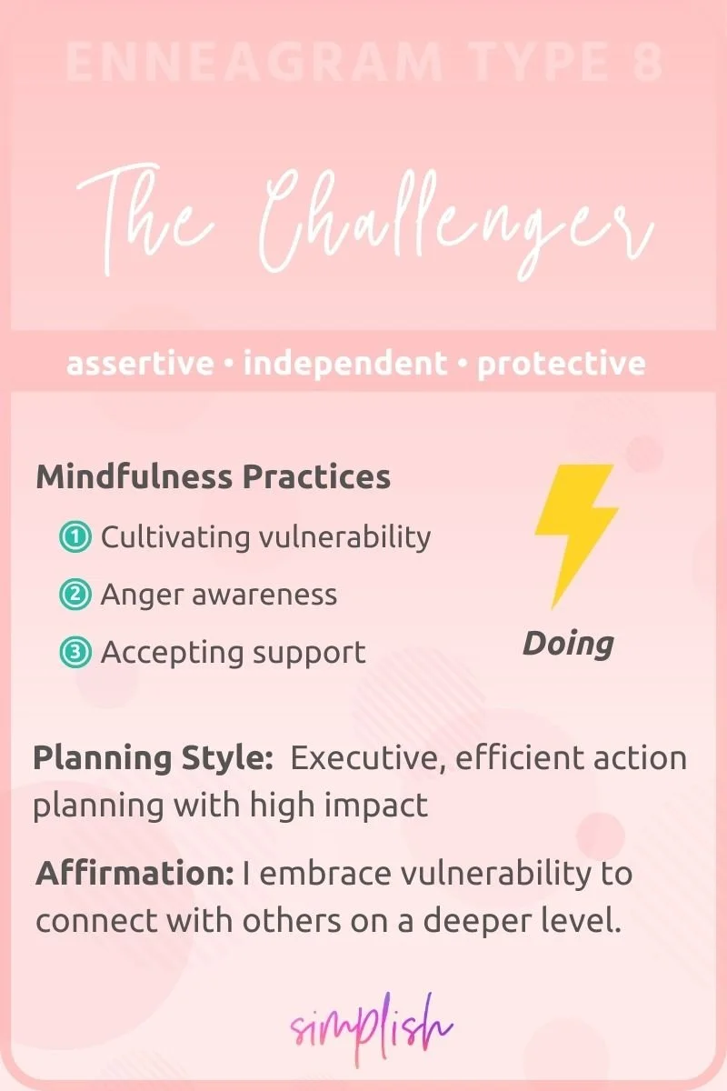 Type 8 Enneagram Type 8: The Challenger
