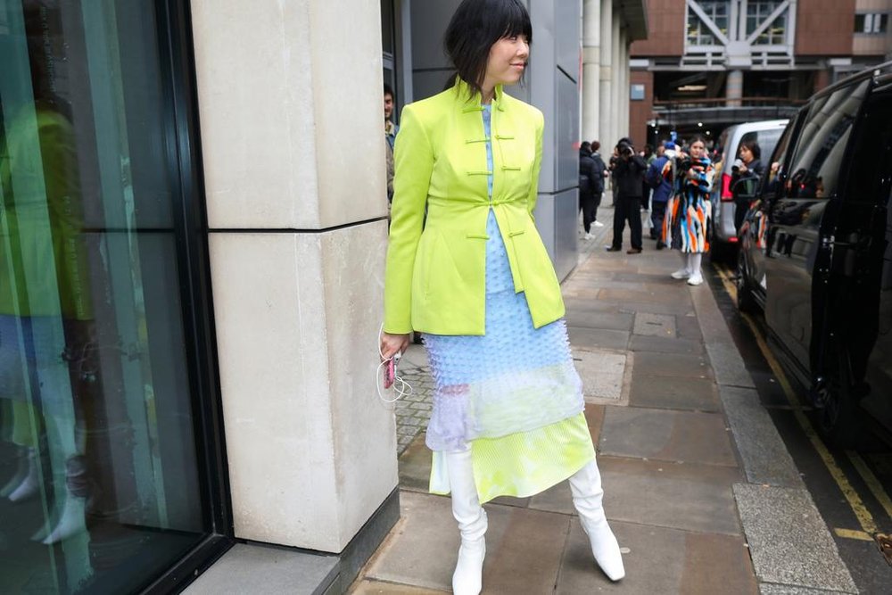Street style of London Fashion Week