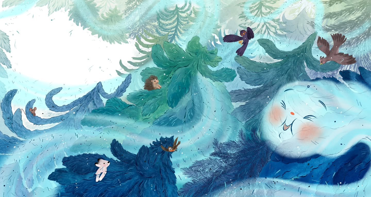 "Vent frais, vent du matin" pour le magazine Toupie @milan_presse

#illustration #kidlitart #wind