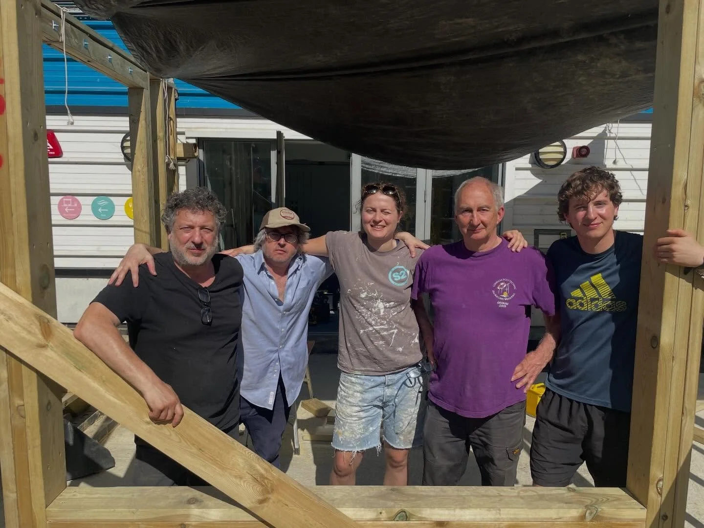 @theleasidetrust work in progress. Thanks to great team- The  welcome centre coming on swiftly.
#greenlondon #sustainable energy #hackney
#sustainablehackney