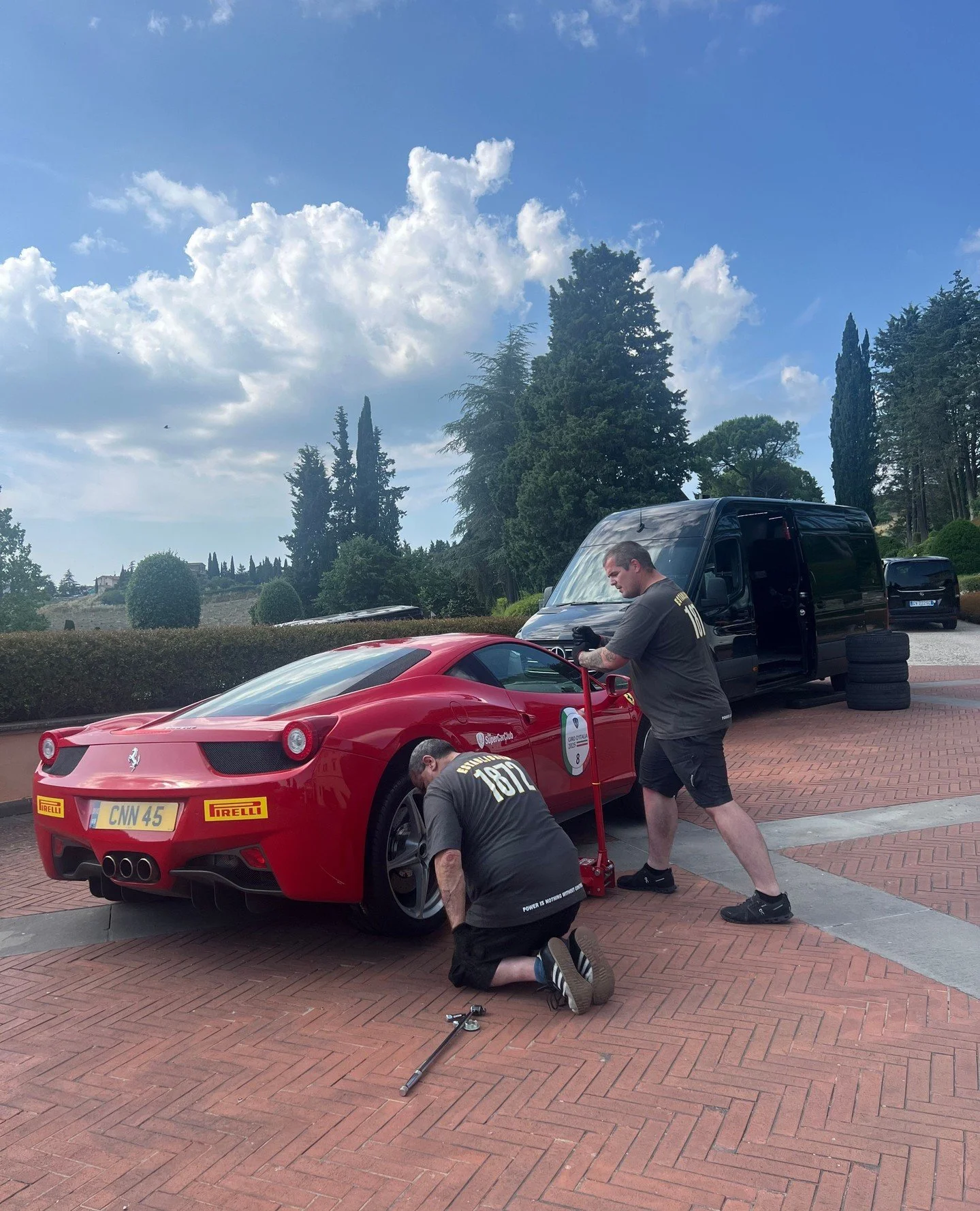 Incredible support as always from our sponsors @pirelli_uk on the 2025 Giro d'Italia!⁠
⁠
⁠
#roadtrip #luxurytravel #events #supercar #thesupercarclub  #roadtour #travel #pirelli #pirelliuk #ferrari #ferrari458italia