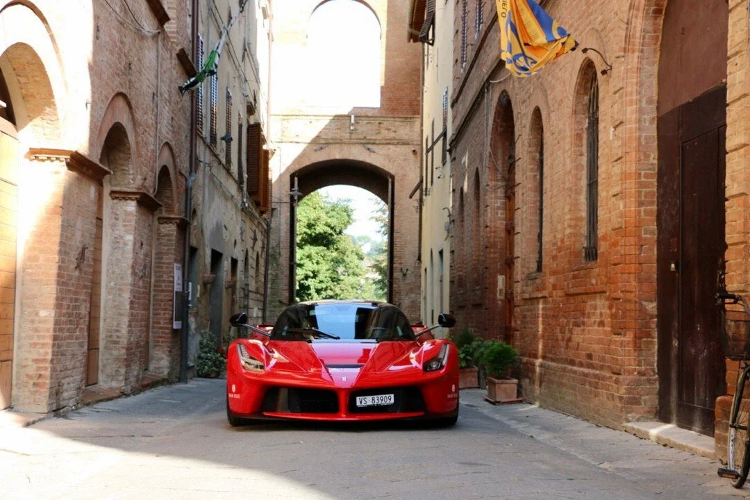 LaFerrari navigating the streets of Italy on our Giro d'Italia 2018 event 🚩❤️⁠
⁠
#giroditalia #2018 #thesupercarclub #exploreitaly #supercarevents #drivingevents #ferrari #laferrari