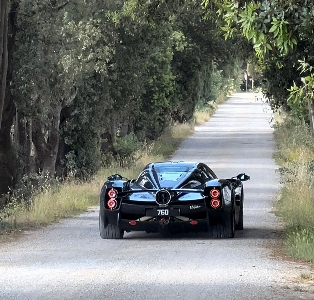 The spectacular Pagani Utopia setting off for the final day of driving on the 2024 Giro d&rsquo;Italia!⁠
⁠
This is what our events are all about &ndash; incredible cars on unforgettable roads.⁠
⁠
Want to experience it for yourself? Check out our Futu