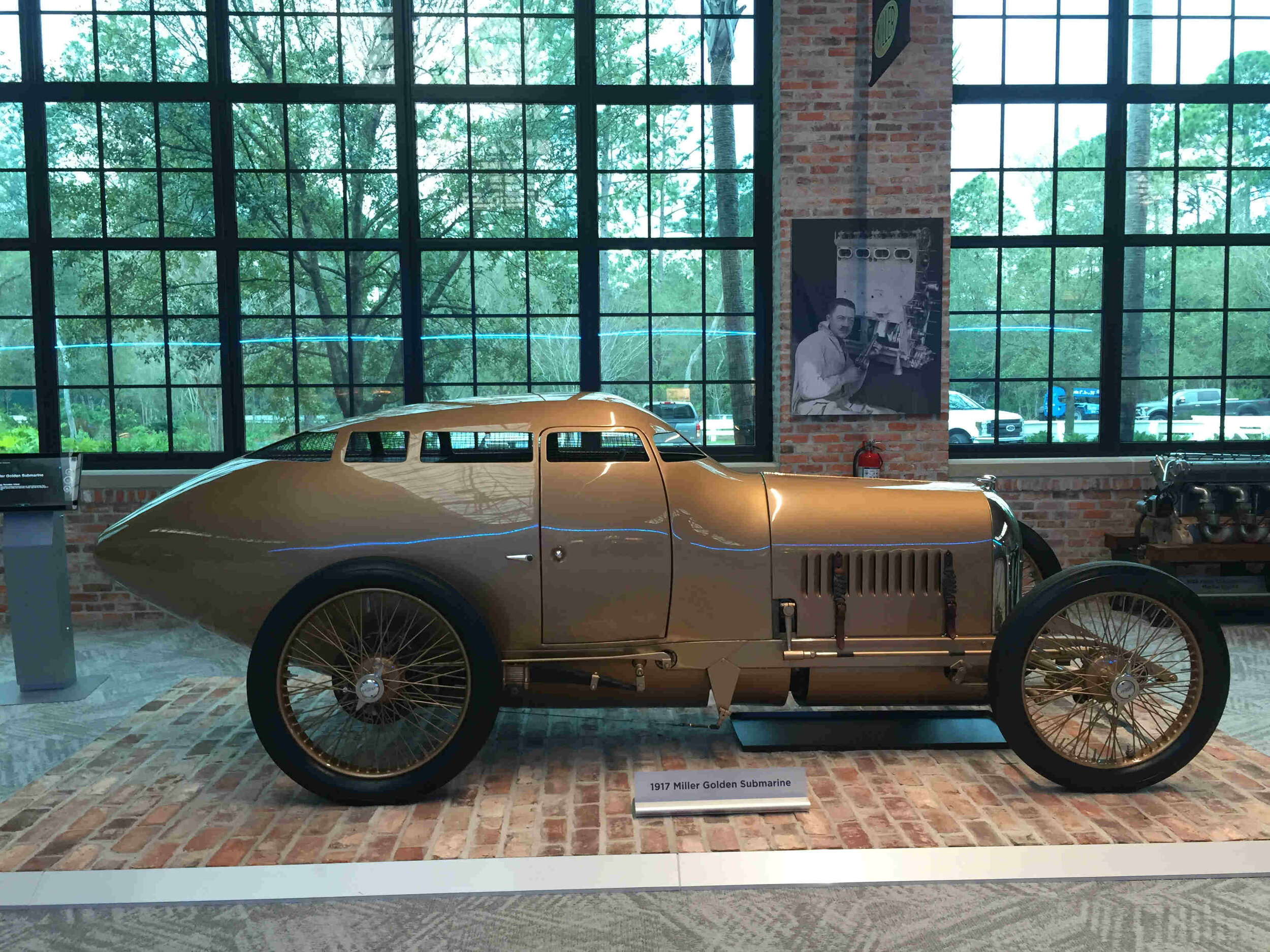 Photo gallery inside the Brumos Collection_1917 Miller Golden Submarine.jpg