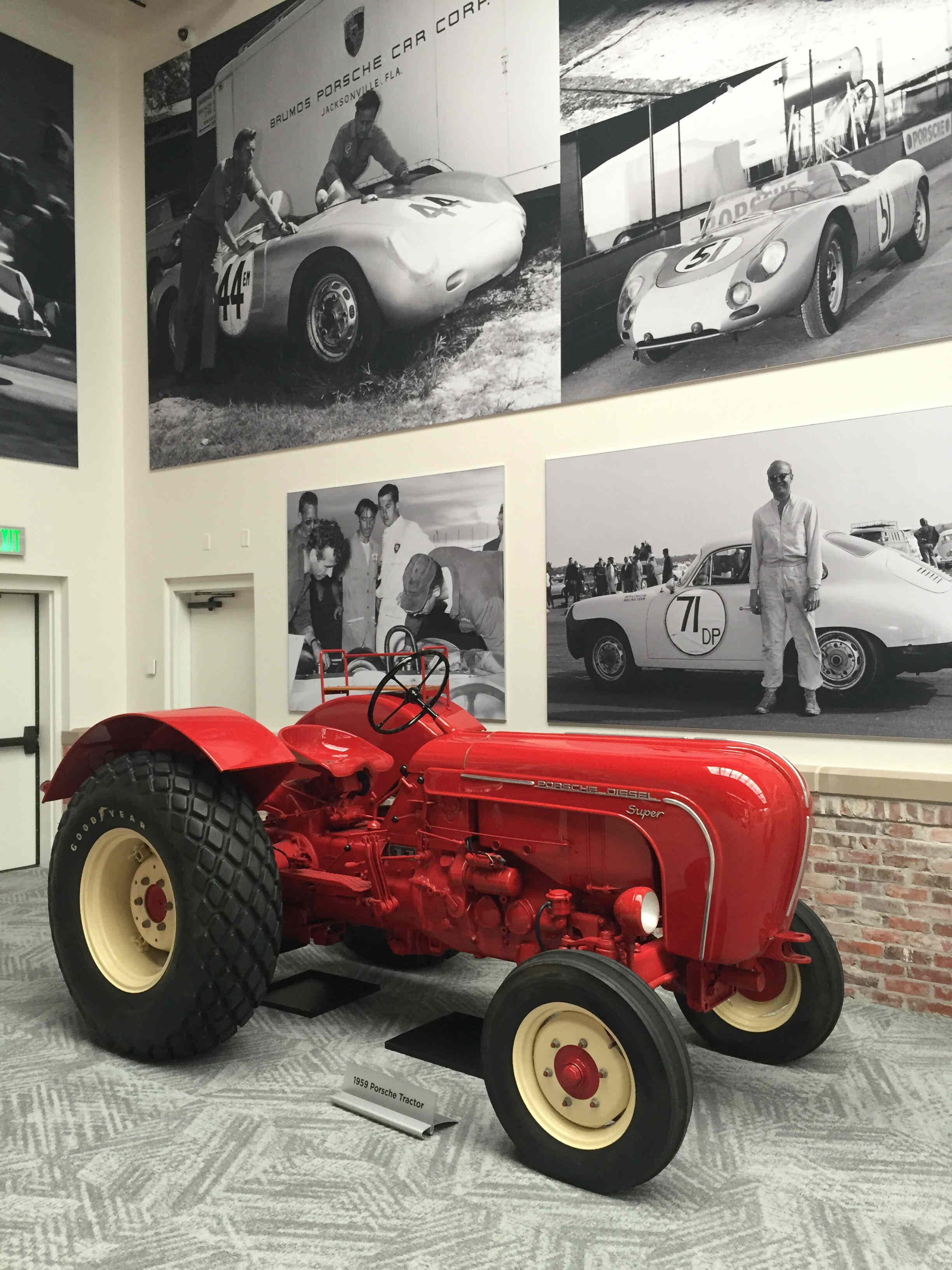Photo gallery inside the Brumos Collection_Porsche tractor.jpg