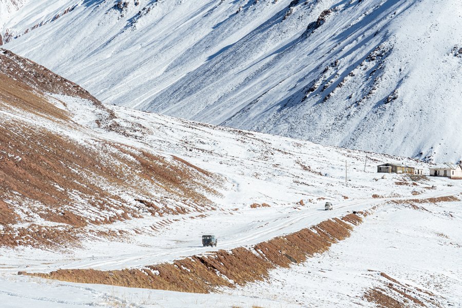 Oxford embarks on the Pamir Highway, Tajikistan.jpg