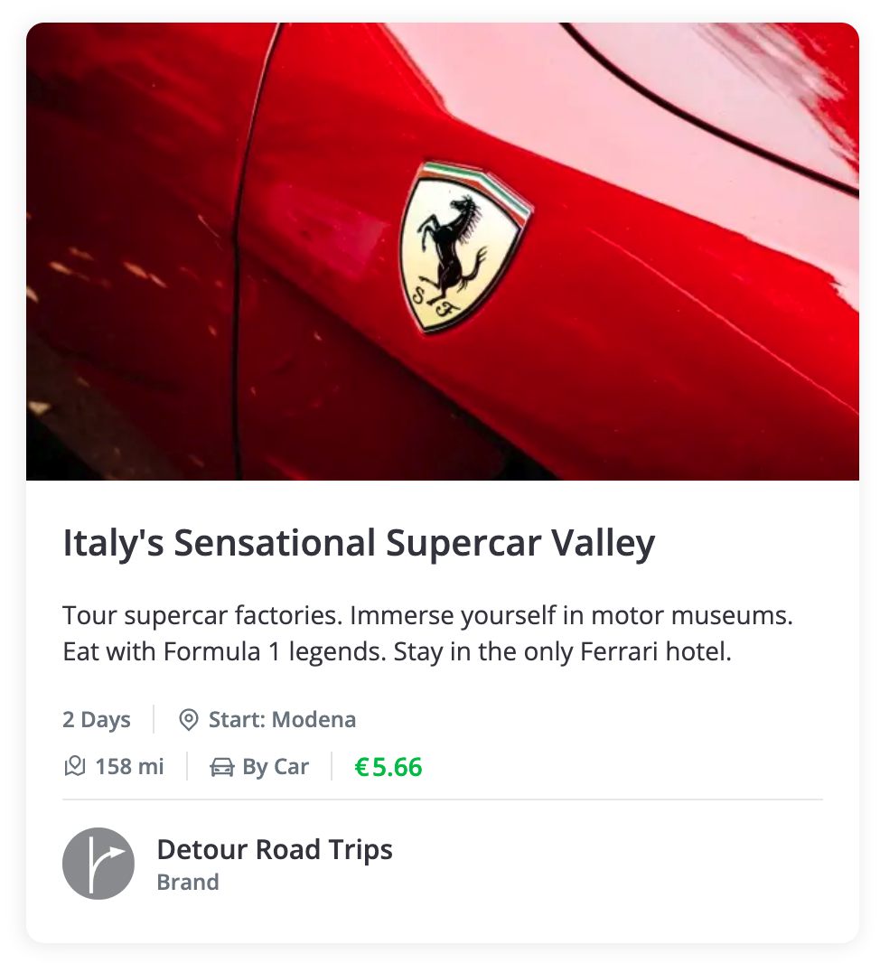 Italy's Supercar Valley