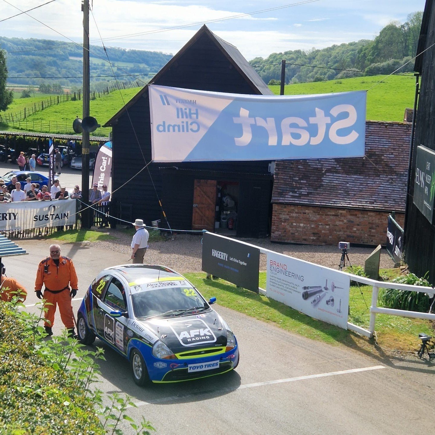 A run up the hill @shelsleywalsh might well be the shortest Detour ever - but it's still 49 seconds of fun!⁠
⁠
Read more at the link in bio.⁠
⁠
======================================⁠
⁠
Follow @detour_roadtrips for inspirational road trips and discov